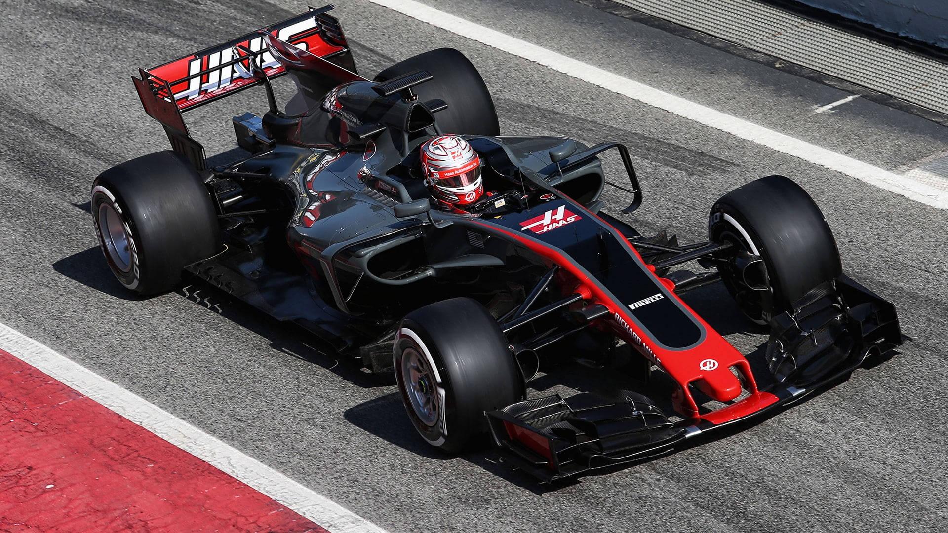 Haas F1 Black And Red — 1920x1080 wallpaper