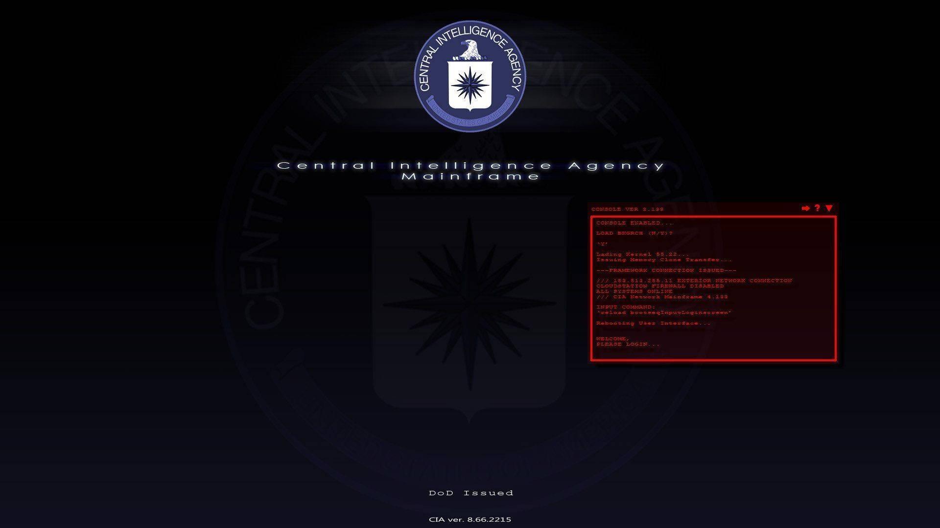 Hacker CIA Digital Edit — 1920x1080 wallpaper