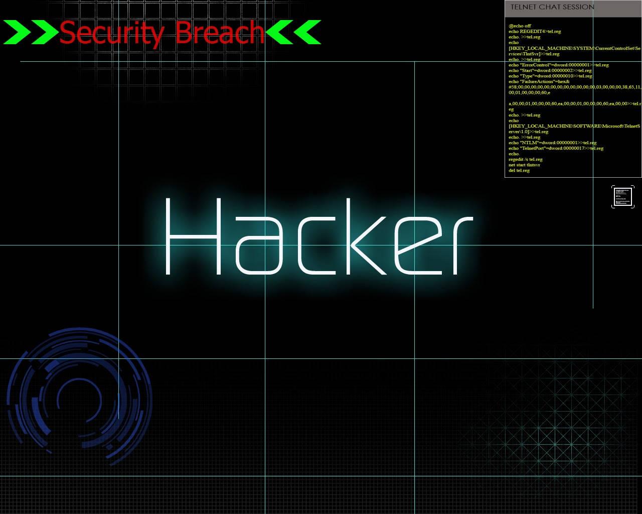 Hacker Security Breach — 1280x1024 wallpaper