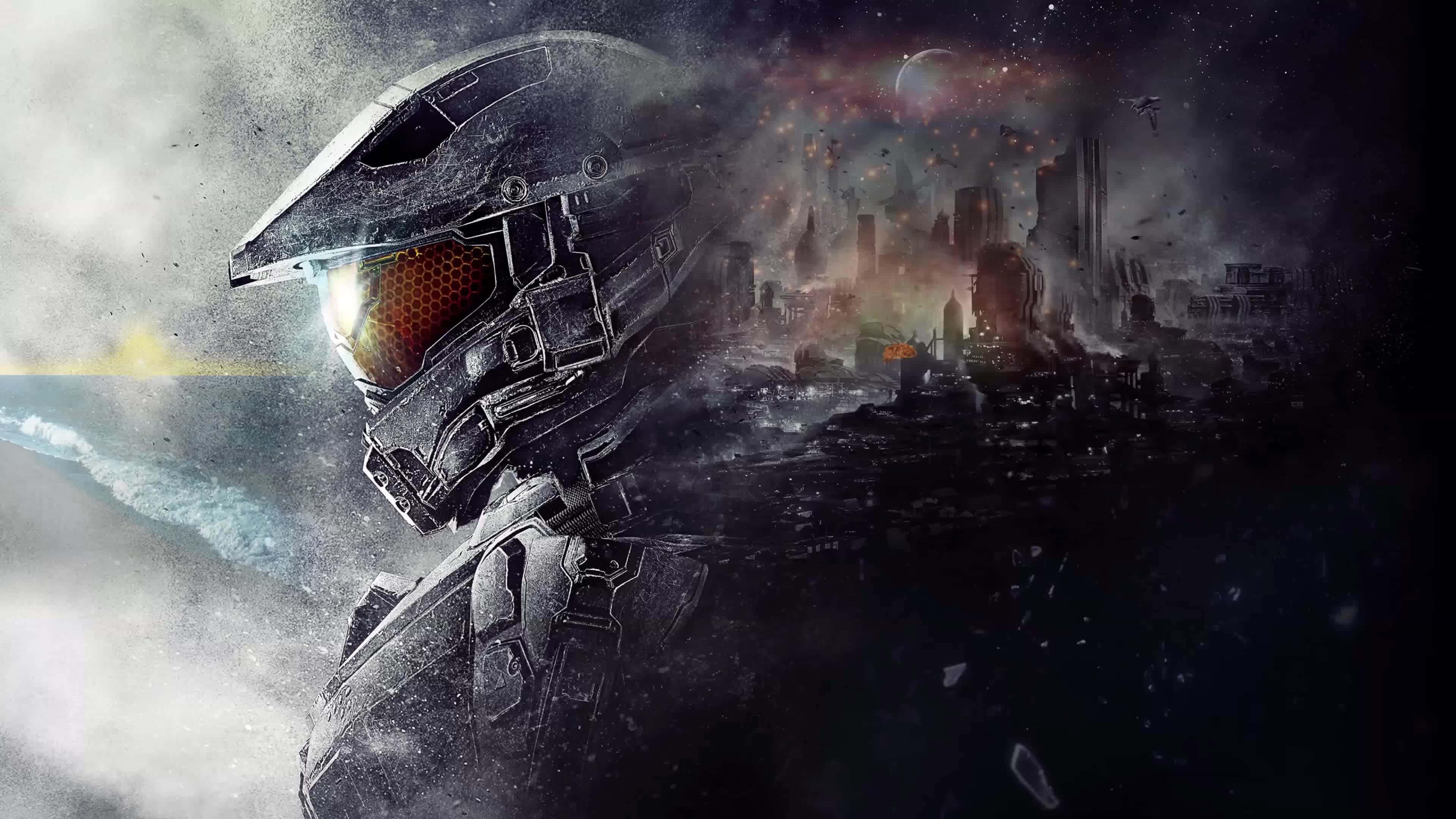halo - master chief - wallpaper — 3840x2160 wallpaper