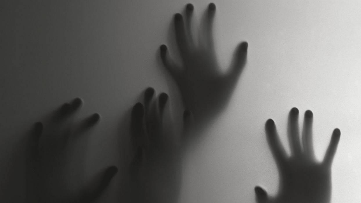 Hands Glass Shadow Scary — 1244x700 wallpaper
