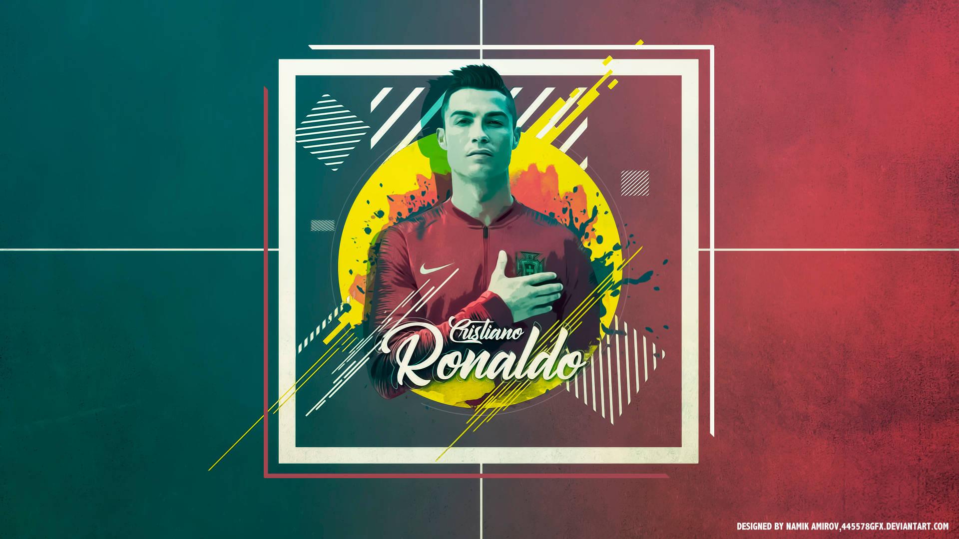 Handsome Portrait Cristiano Ronaldo Hd 4k — 1920x1080 wallpaper
