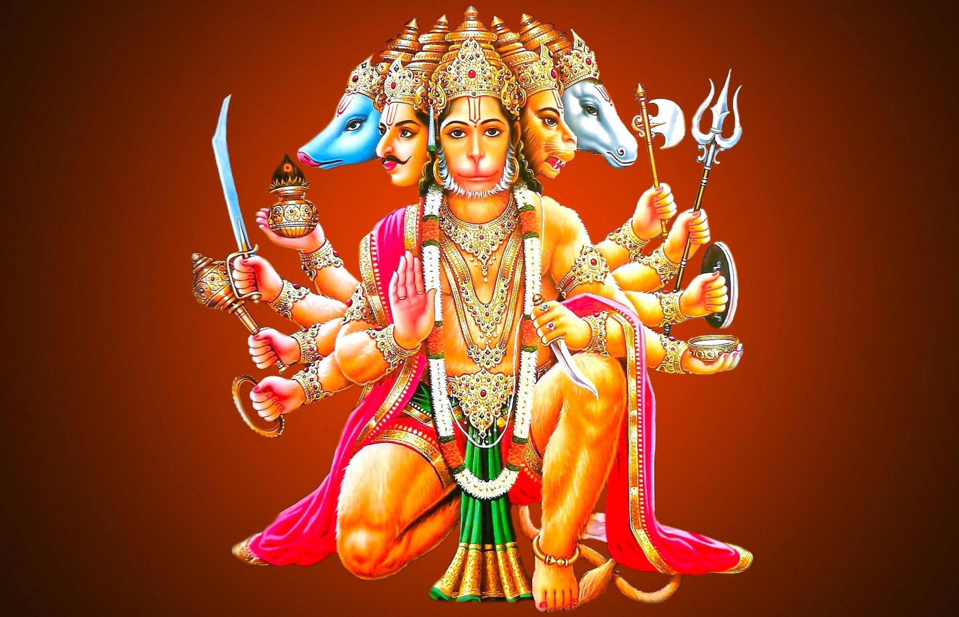 Hanuman Multiple Gods 4K HD
