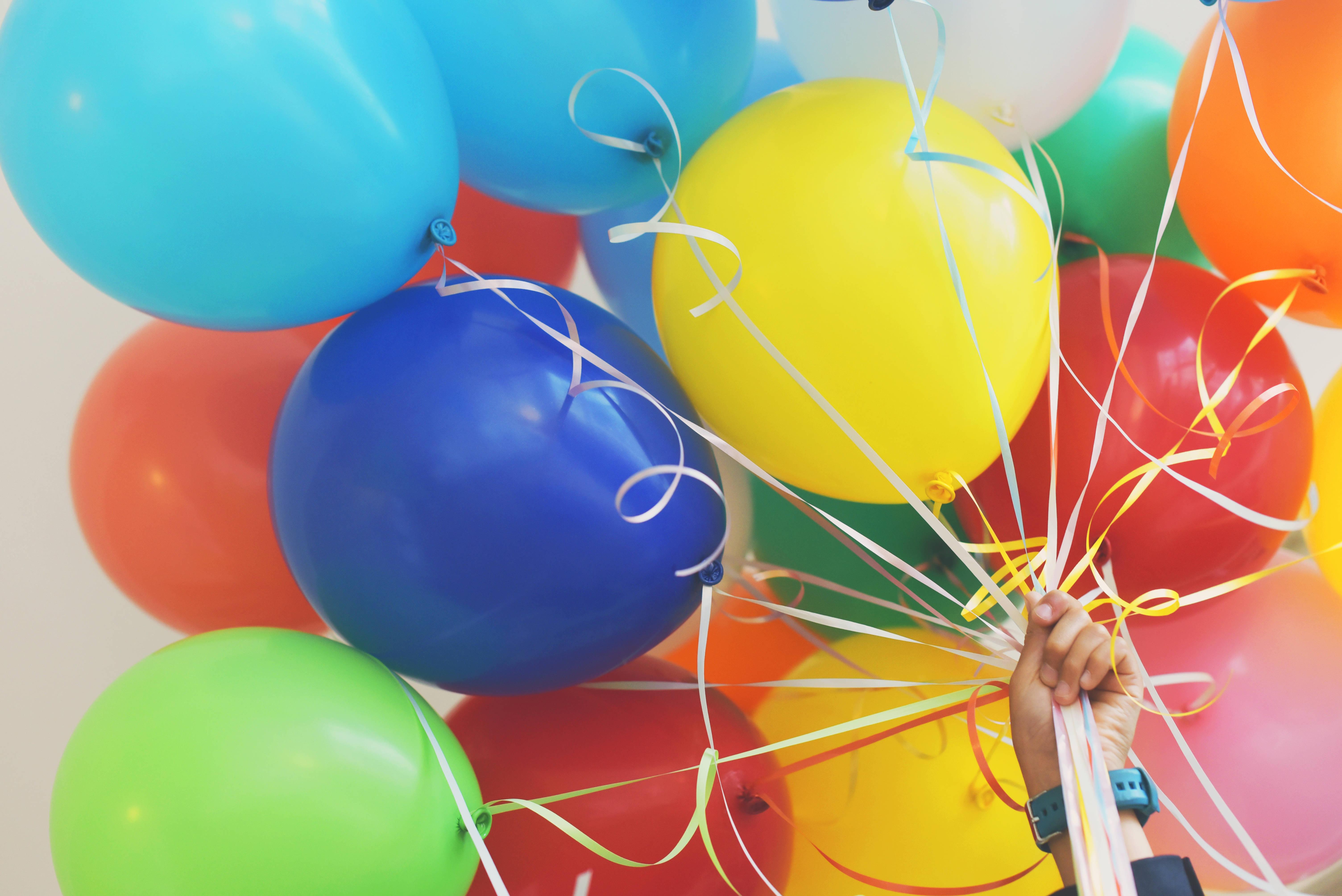Happy Birthday Balloons — 6016x4016 wallpaper