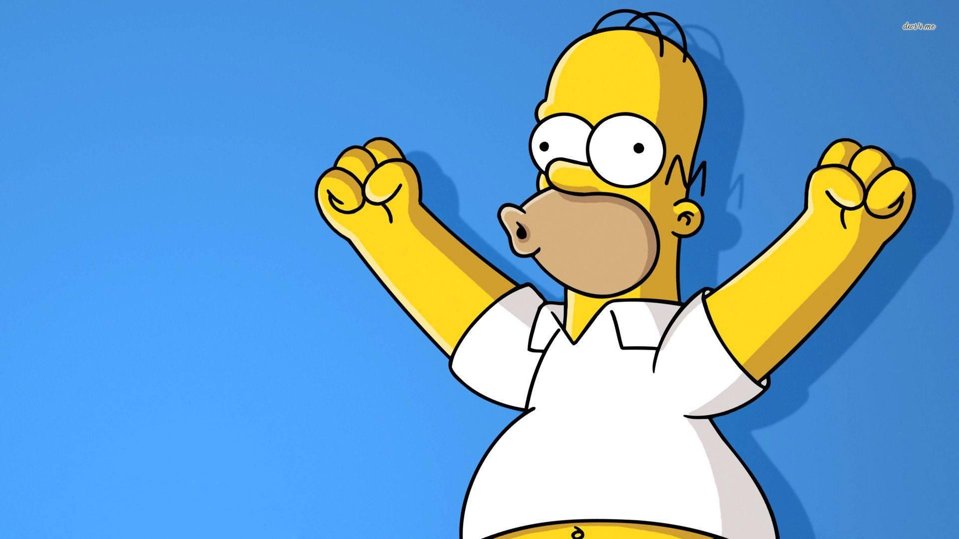 Happy Homer Simpson Woo-Hoo — 1920x1080 wallpaper