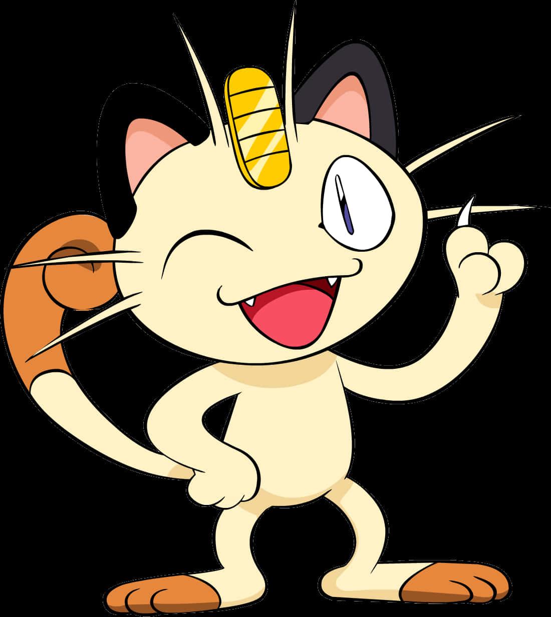 Happy Meowth Pokemon — 1100x1233 wallpaper