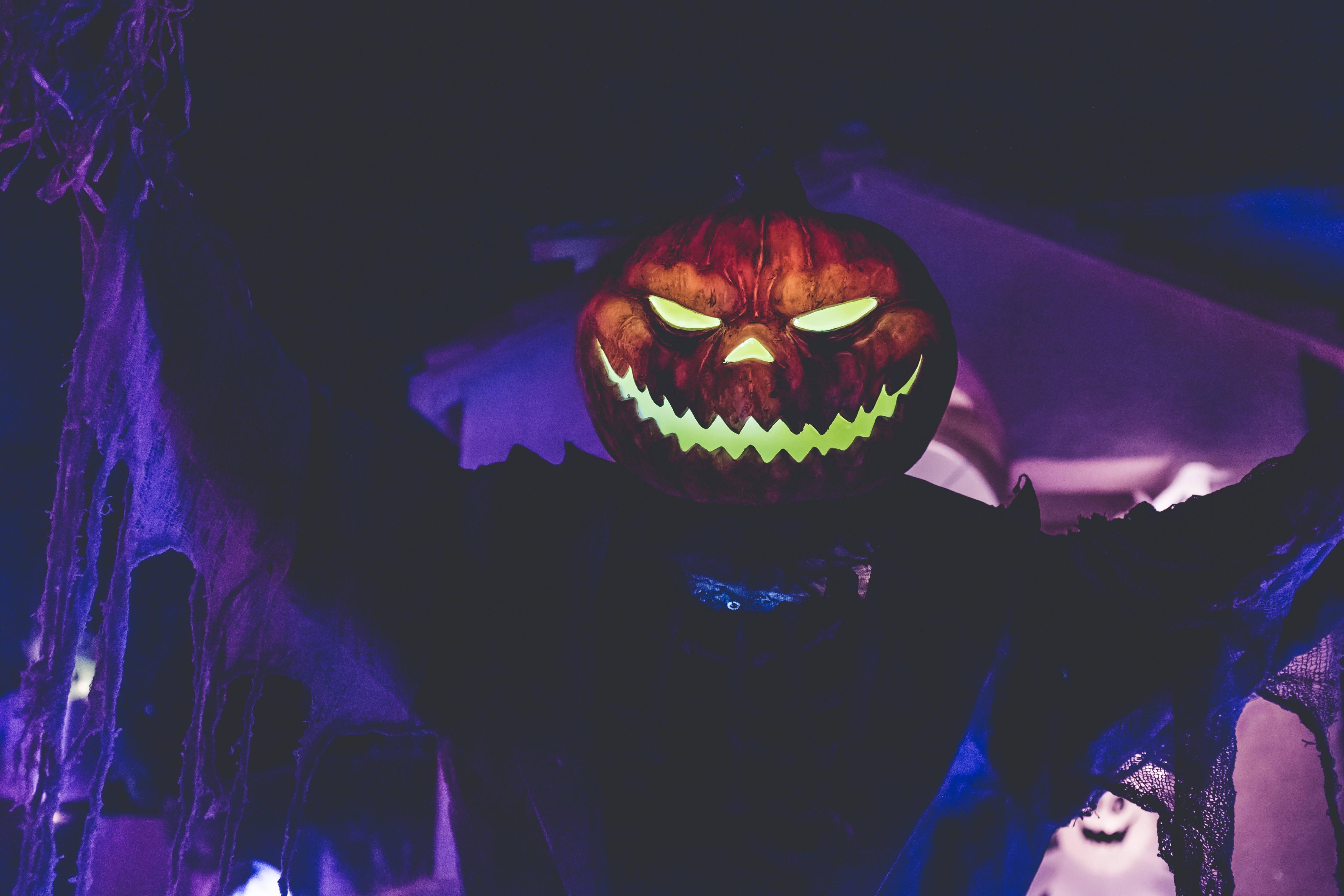 Happy Pumpkin Head for Halloween — 4896x3264 wallpaper
