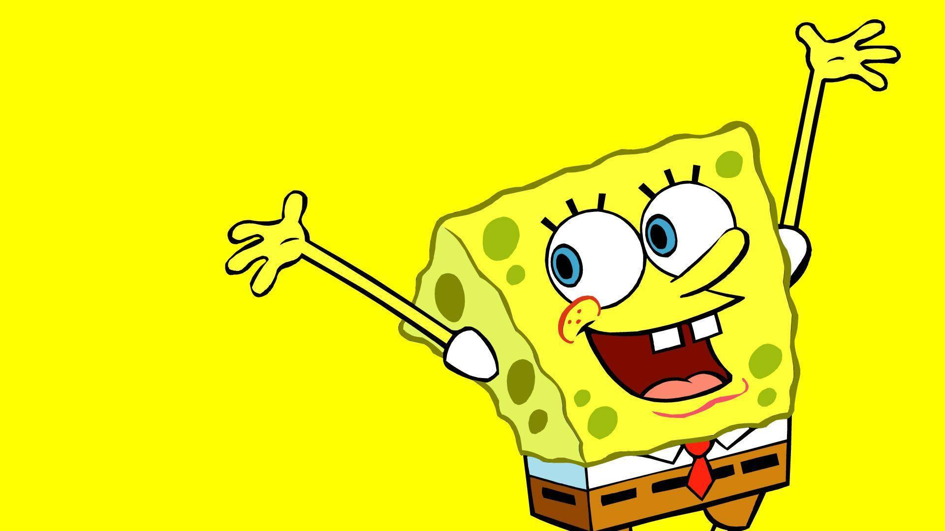 Happy Spongebob — 1920x1080 wallpaper
