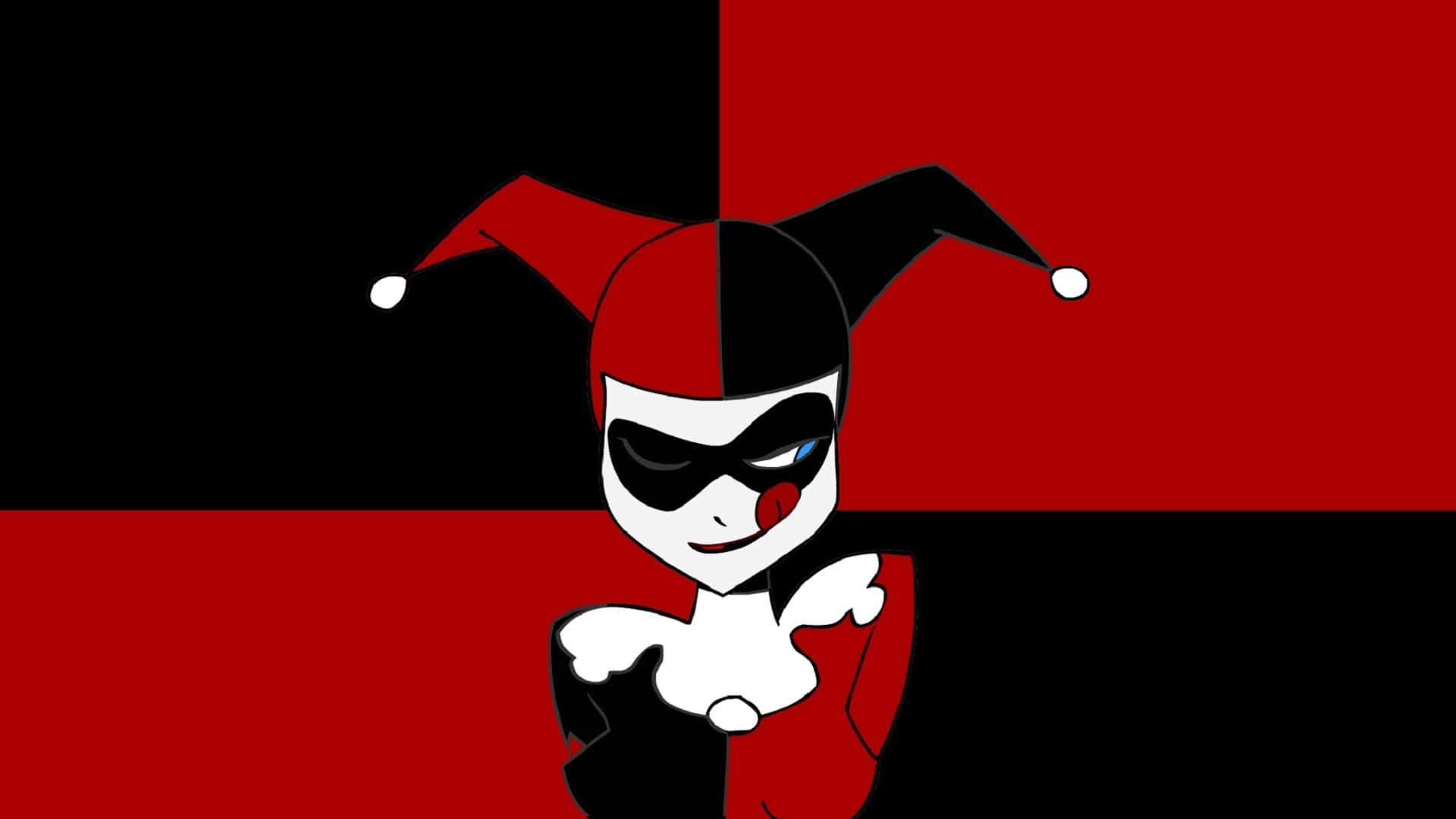Harley Quinn Evil Jester Costume Background — 1920x1080 wallpaper