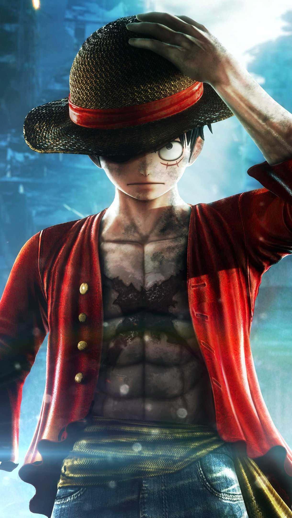 Hat Of One Piece Luffy Phone — 1220x2160 wallpaper
