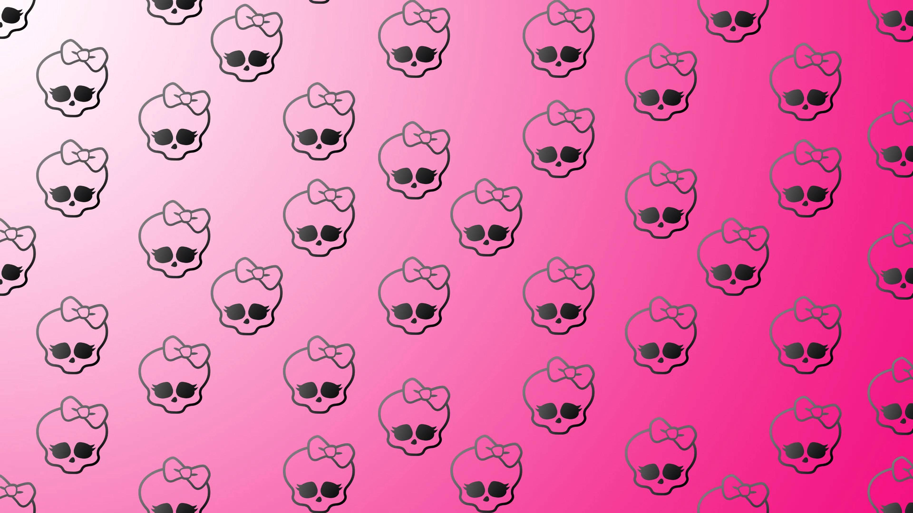 Haunted by a Pink Skull — 3840x2160 wallpaper