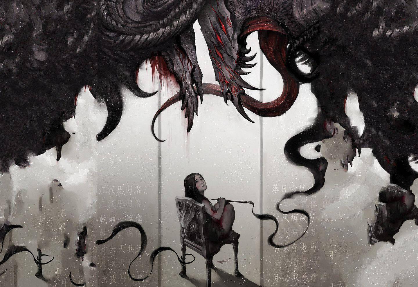 Haunted By Own Creations Dark Anime — 1440x990 wallpaper