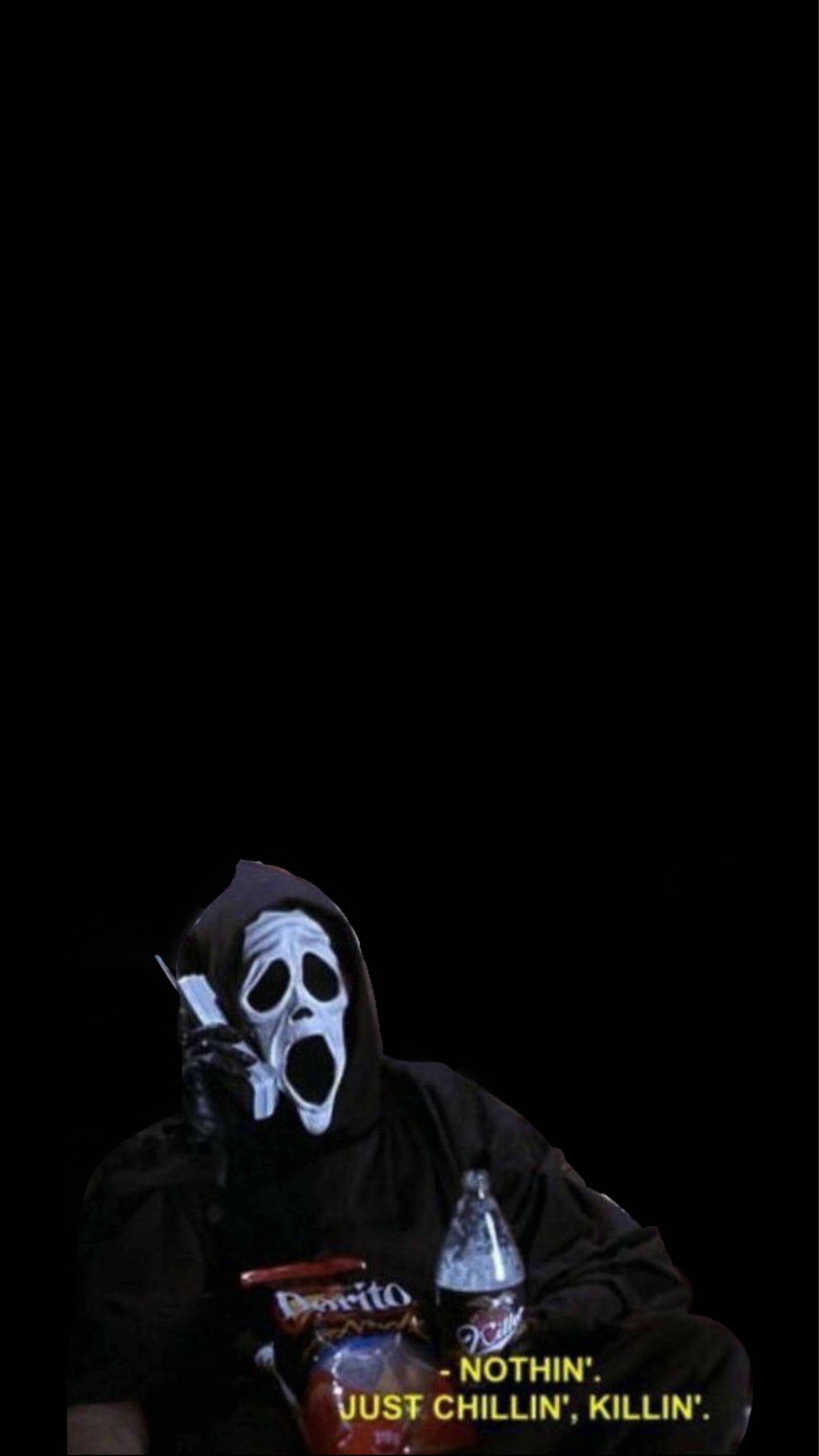 Haunting Portrait of Ghostface from Scream — 1948x3464 wallpaper