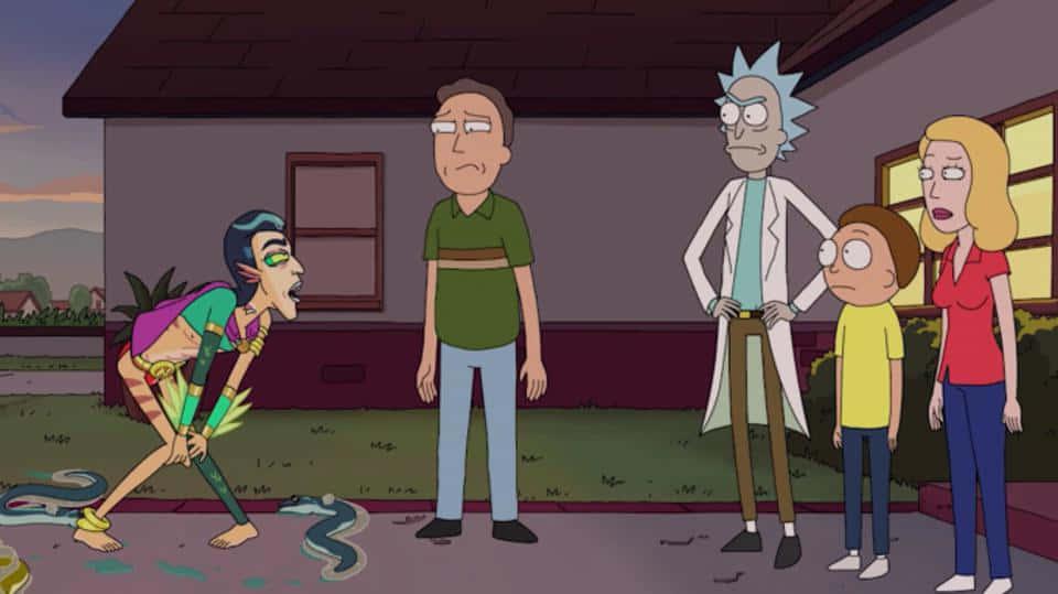 Have an out-of-this-world adventure with Rick and Morty — 960x539 wallpaper