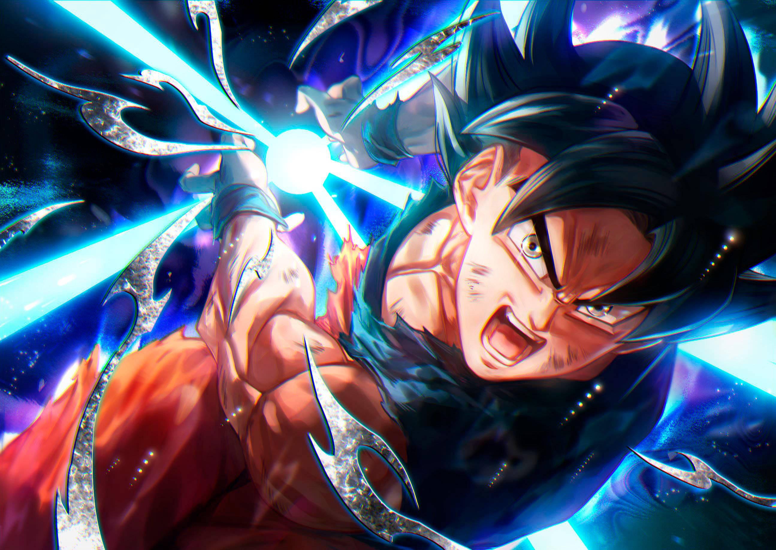 Hd Anime Goku Ultra Instinct — 2590x1838 wallpaper