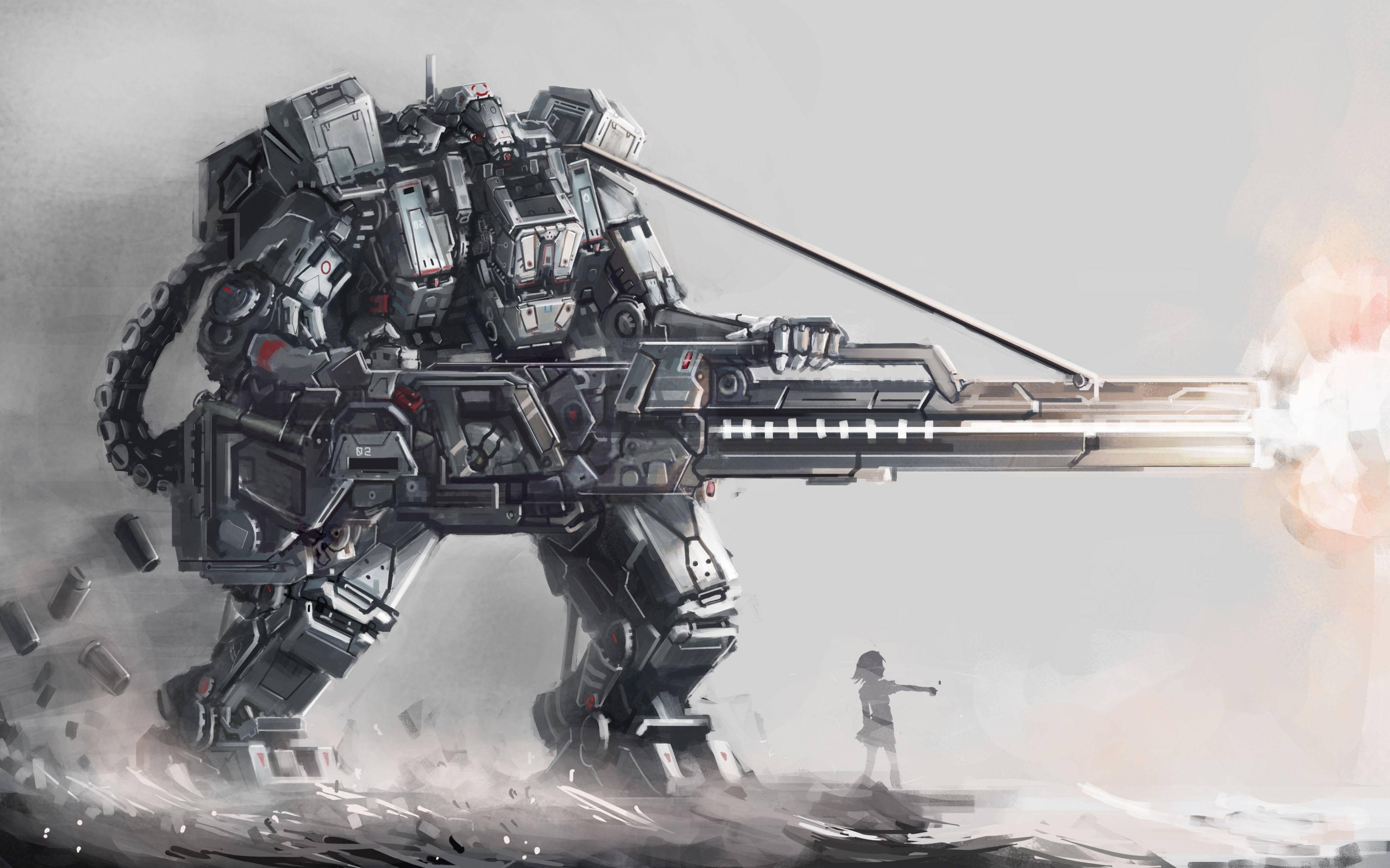Hd Anime Mecha Railgun Toaru — 3840x2400 wallpaper