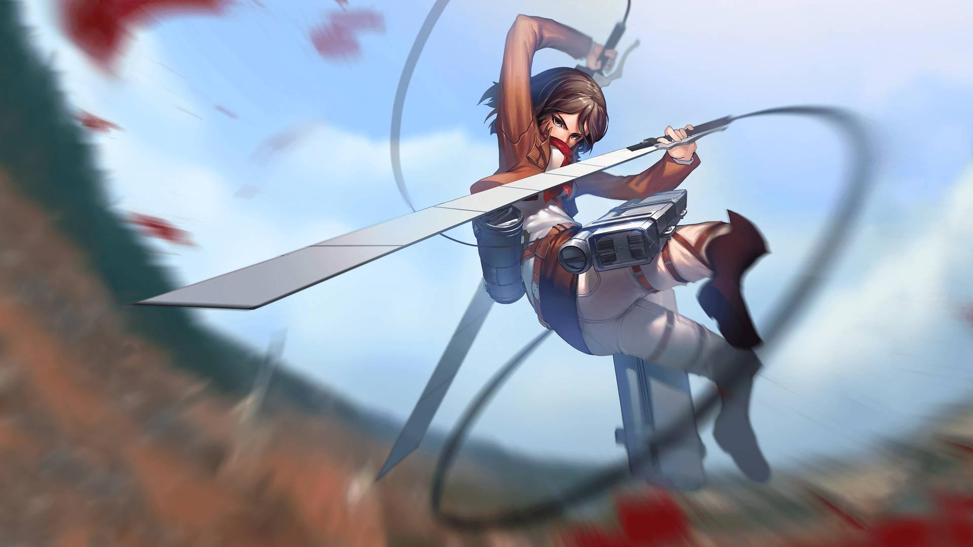 Hd Anime Mikasa — 1920x1080 wallpaper