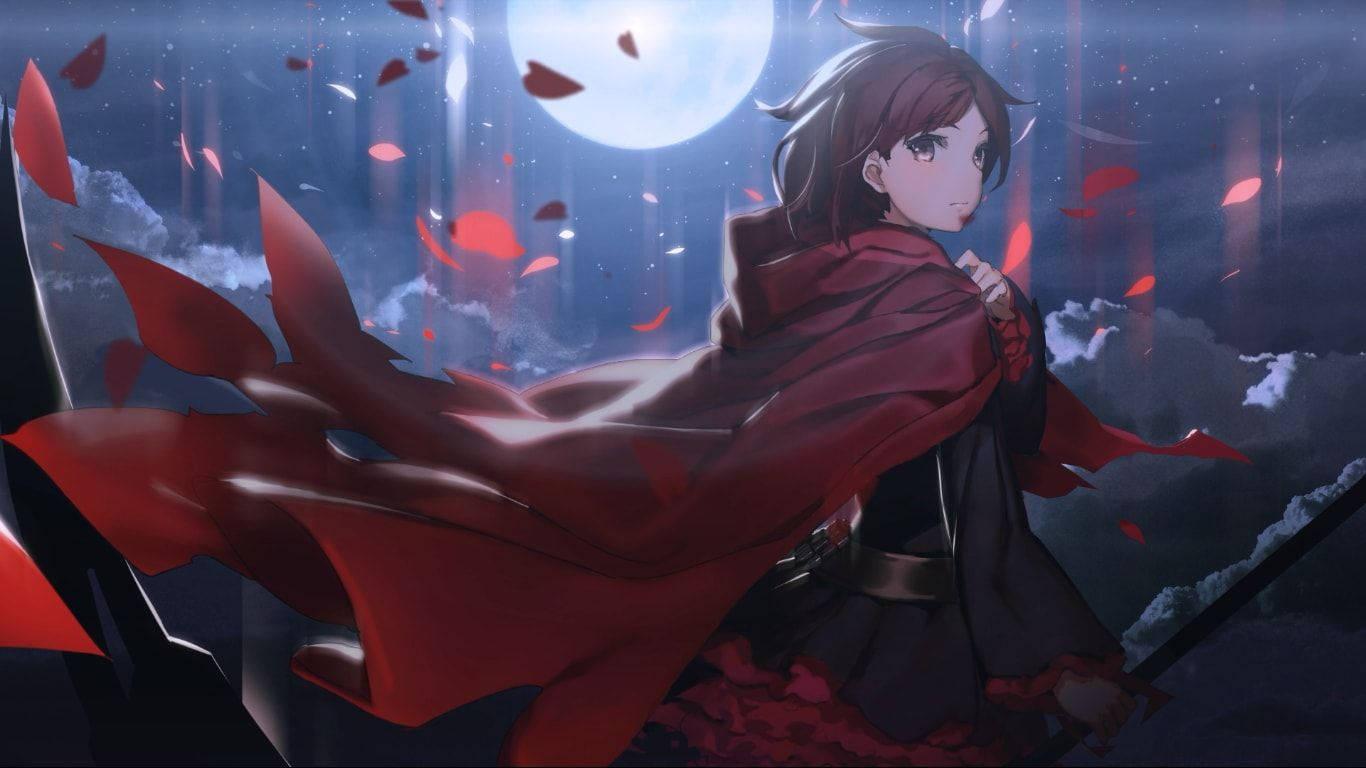 Hd Anime Ruby Rose — 1366x768 wallpaper