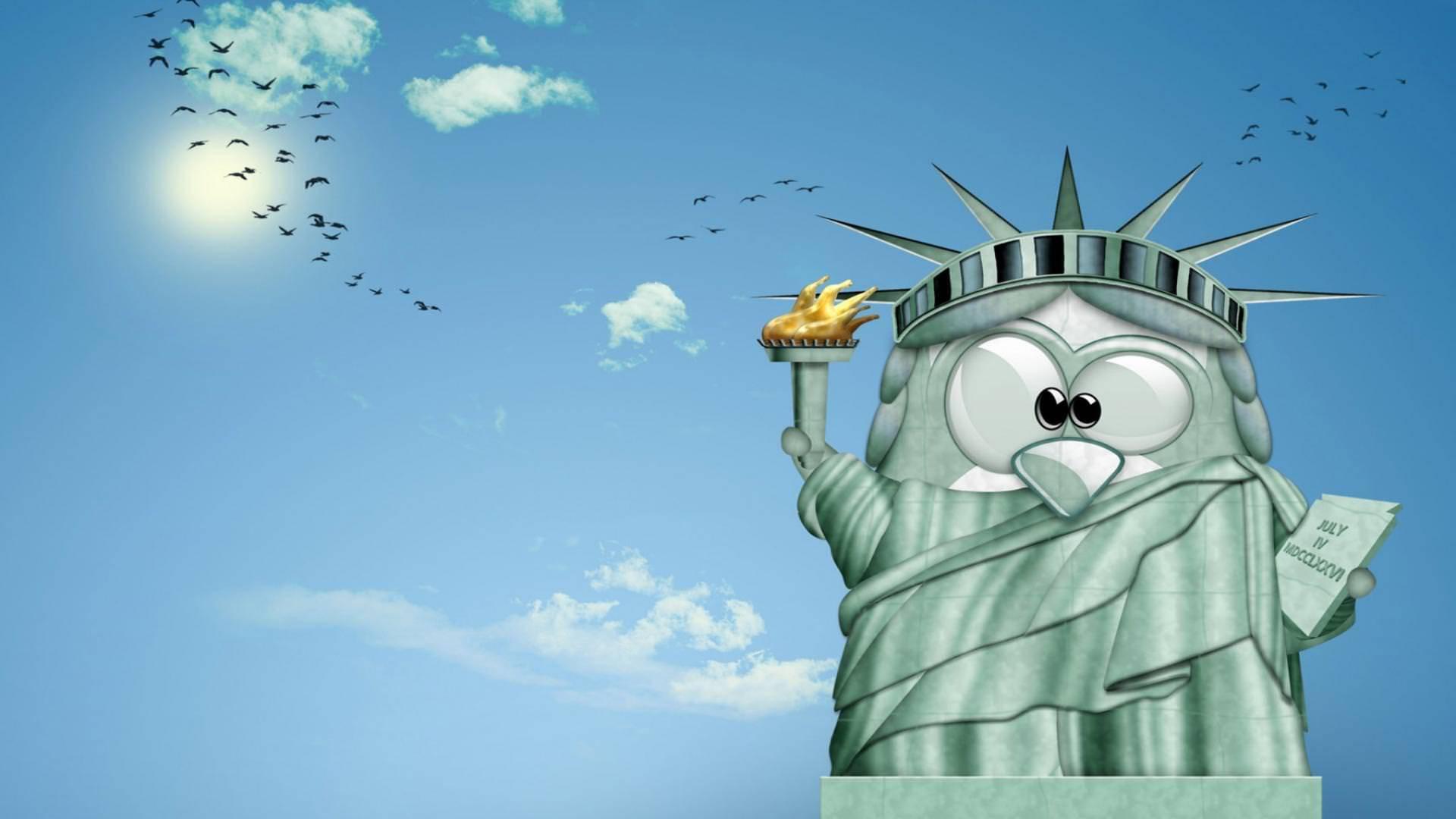 HD Funny Statue Of Liberty — 1920x1080 wallpaper