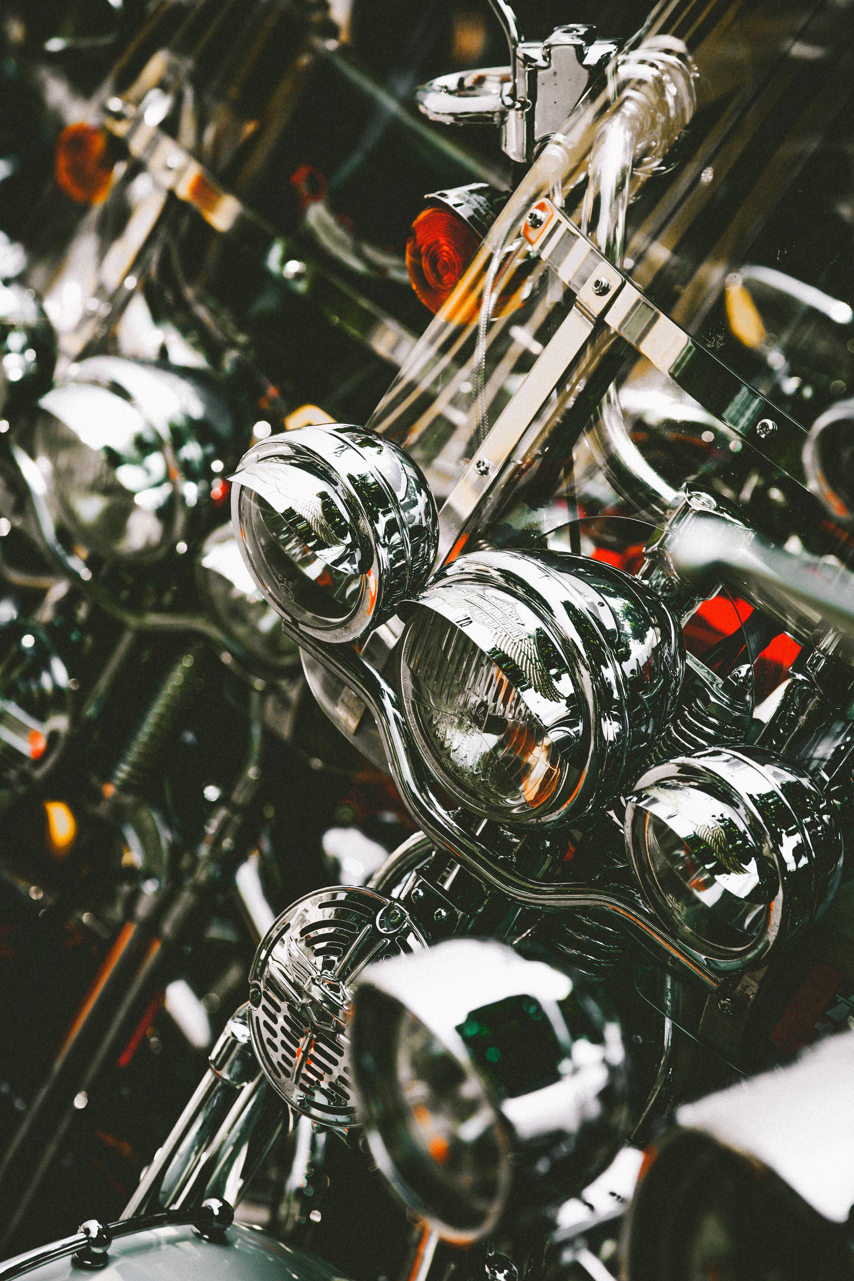 HD Motorcycle Headlights — 2912x4368 wallpaper