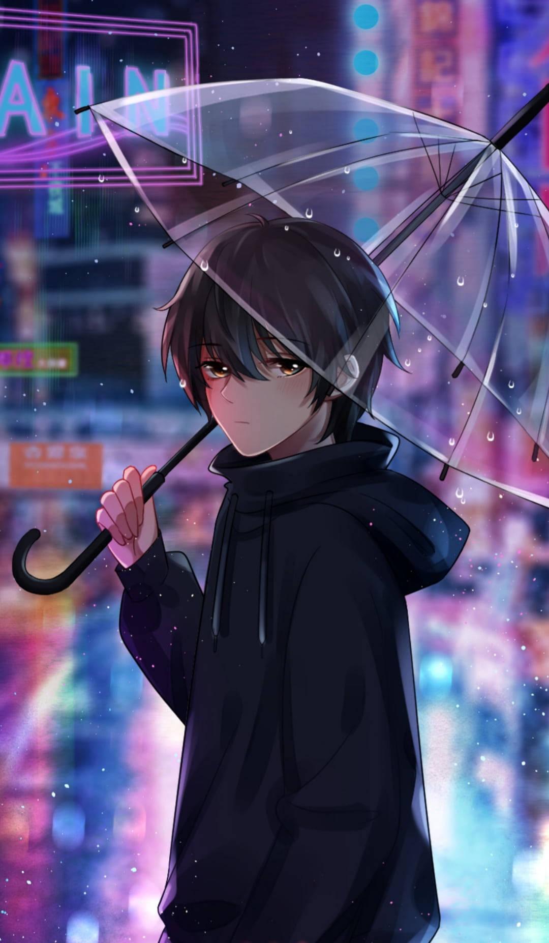 Heartfelt Emotions: Sad Anime Boy — 1080x1854 wallpaper