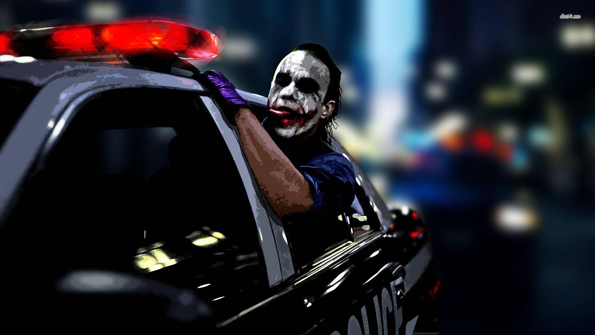 Heath Ledger as Joker in The Dark Knight movie — 1920x1080 wallpaper
