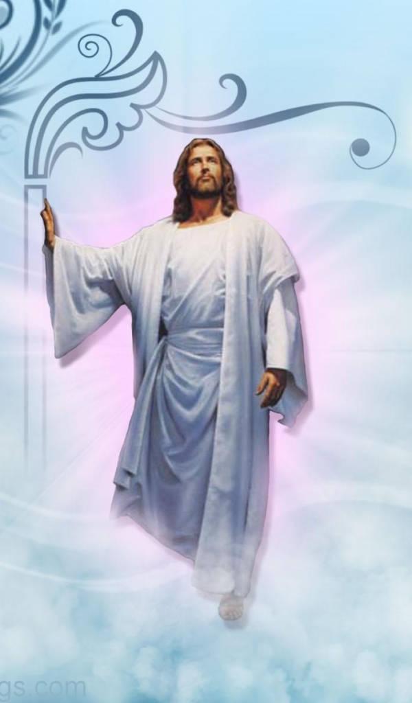 Heaven's Gate Jesus Phone — 600x1024 wallpaper