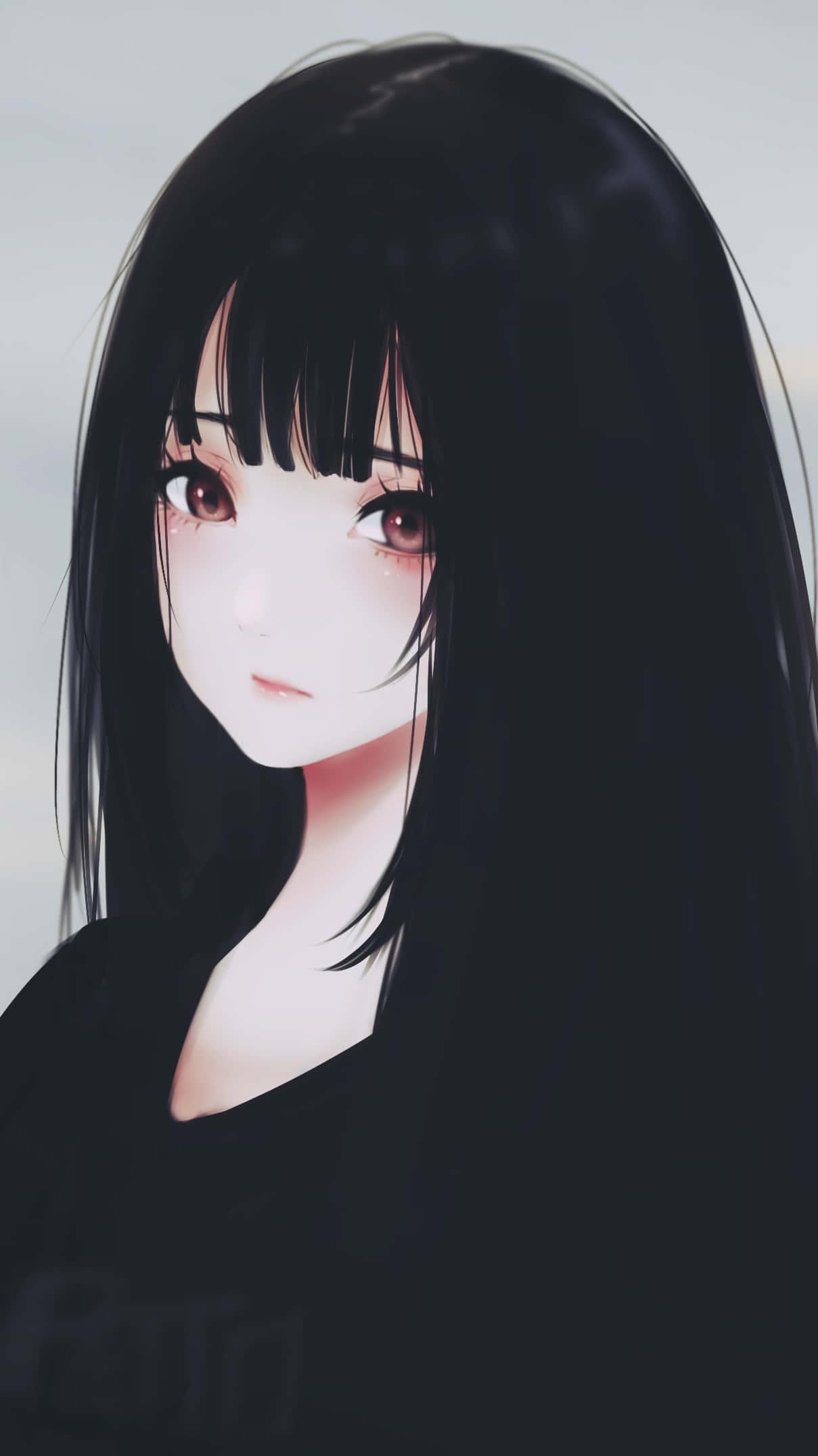 Her dark soul reflects in her eyes — 1209x2151 wallpaper