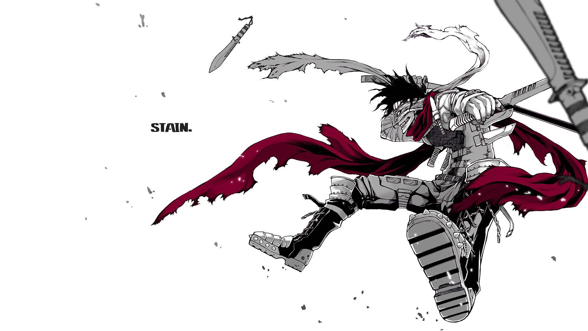 Hero Killer Stain from My Hero Academia — 1920x1080 wallpaper