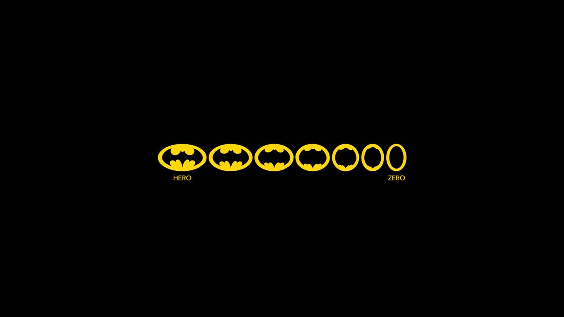Hero To Zero Batman Logo 4K — 1920x1080 wallpaper