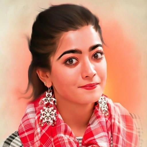 Heroine Rashmika Mandanna Art — 512x512 wallpaper