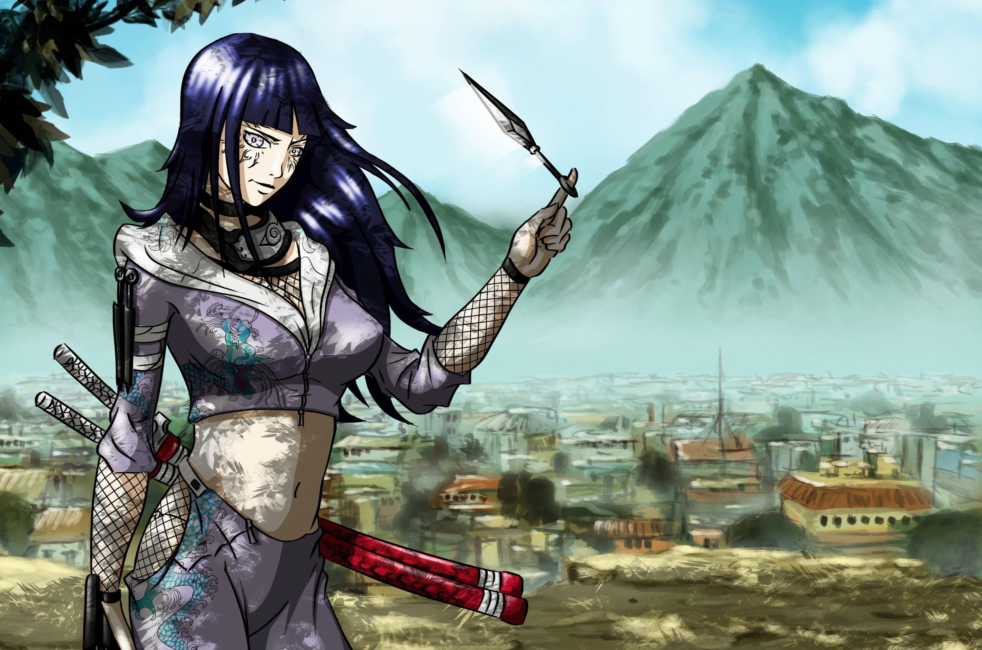 Hinata Ninja Voltage — 3416x2262 wallpaper
