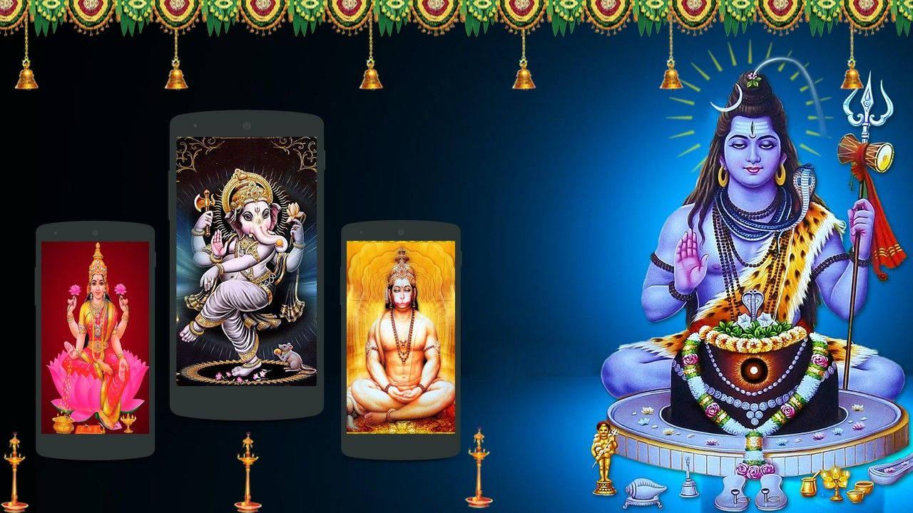 Hindu God Digital Art — 1280x720 wallpaper
