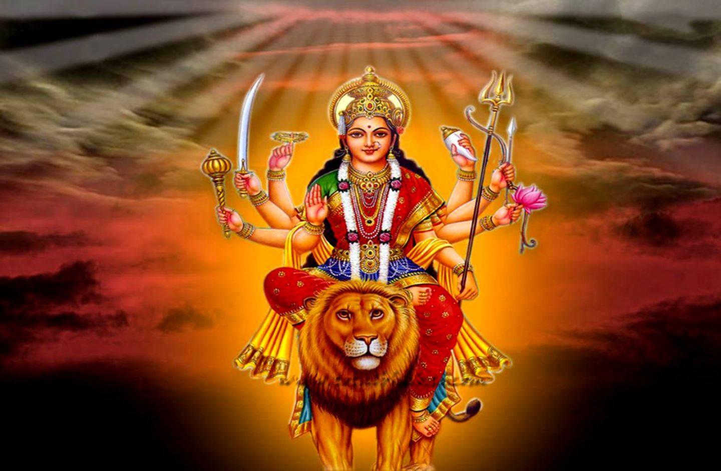Hindu Goddess Durga — 1440x942 wallpaper