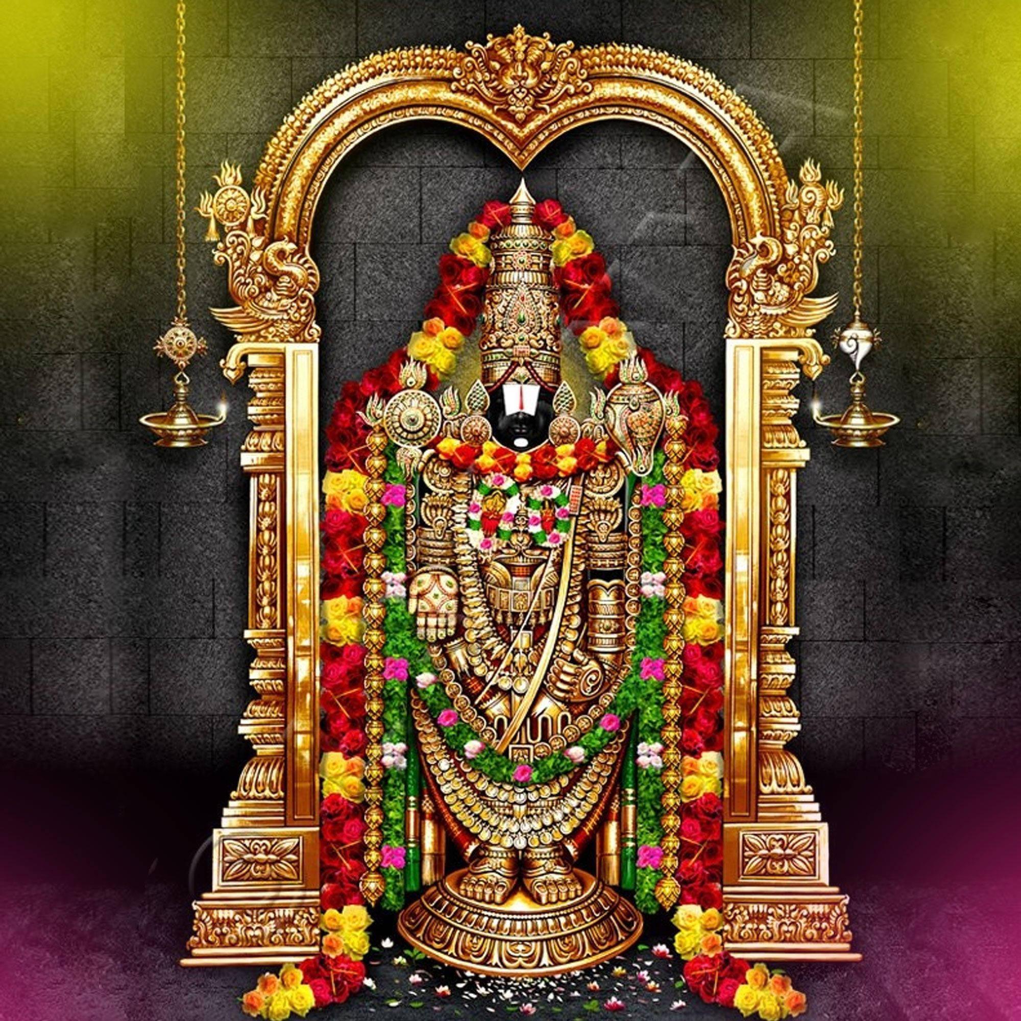 Hindu Lord Venkateswara 4K — 2000x2000 wallpaper