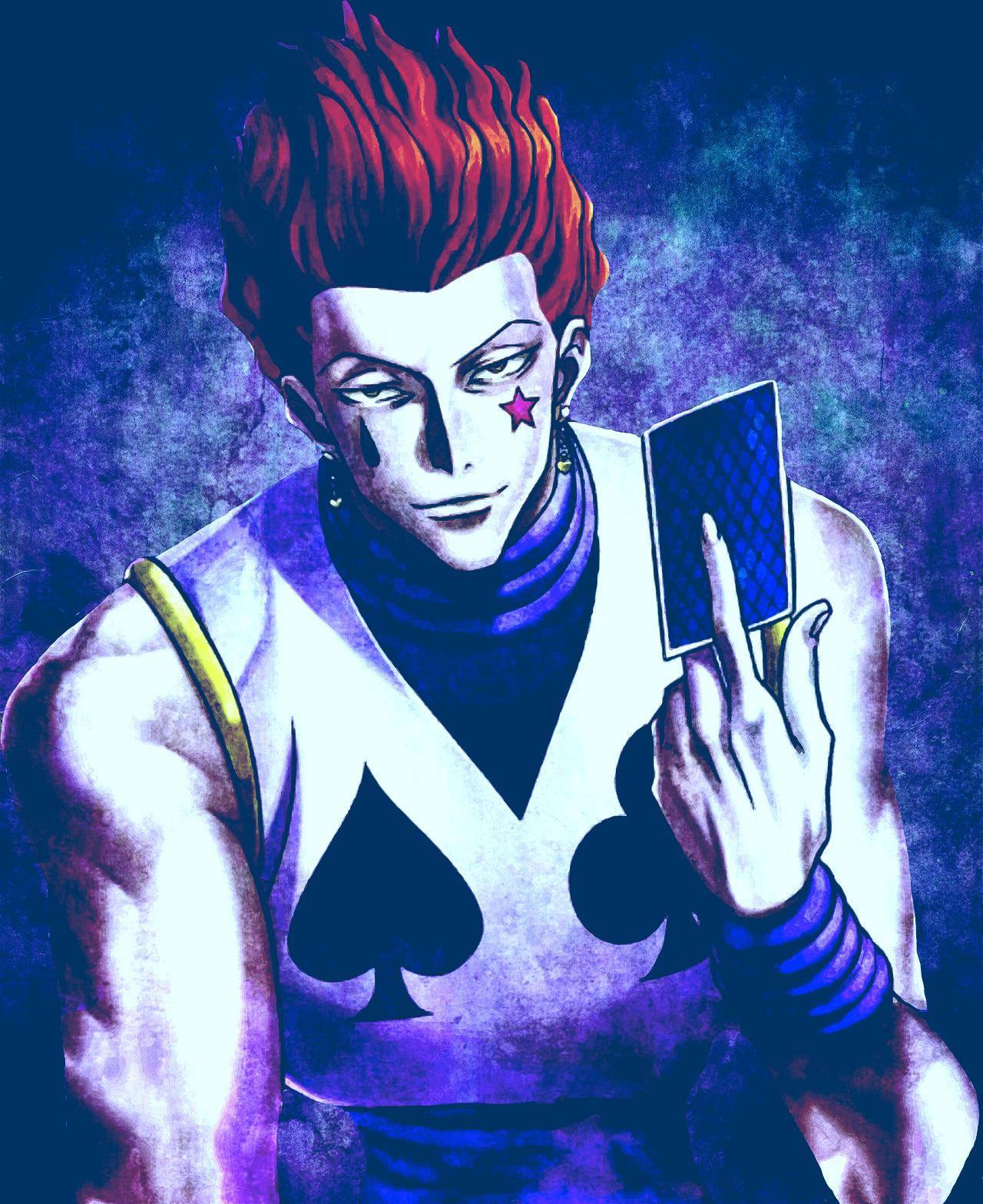 Hisoka Morou, the manipulative and unpredictable protagonist of Hunter X Hunter — 1280x1567 wallpaper