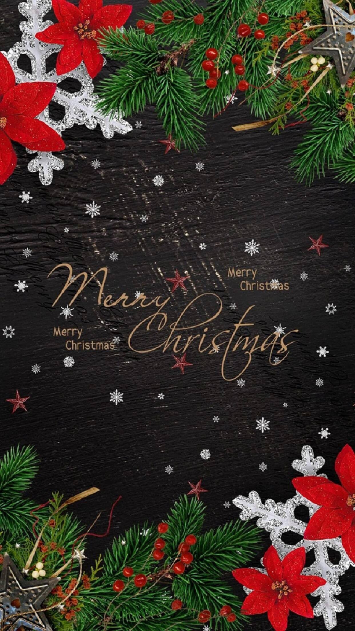 Holiday Greetings Christmas IPhone — 1242x2208 wallpaper