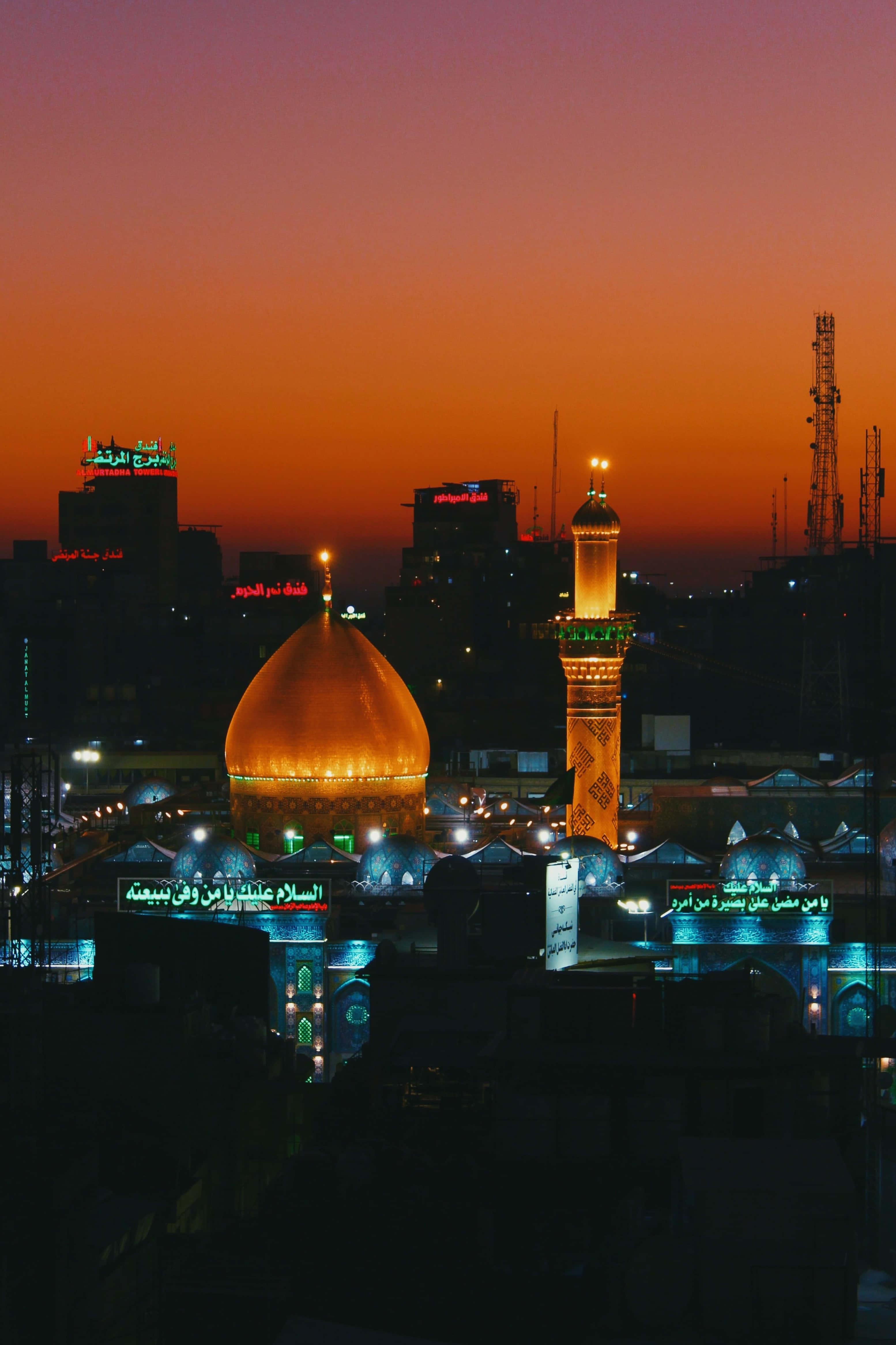 Holy Shrine Of Imam Hossain Islamic Background — 3108x4663 wallpaper