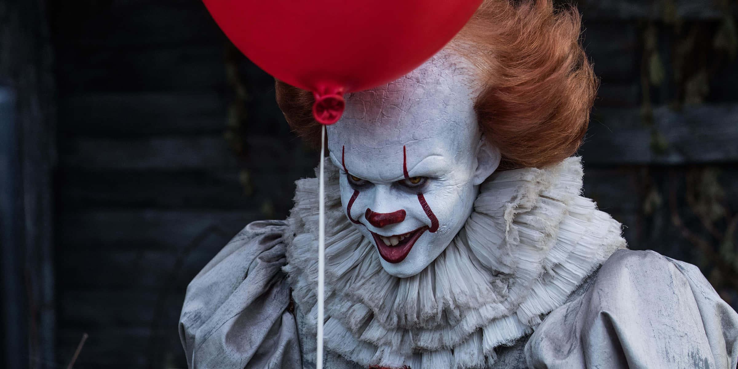 Horror Film It Pennywise Picture — 2400x1200 wallpaper