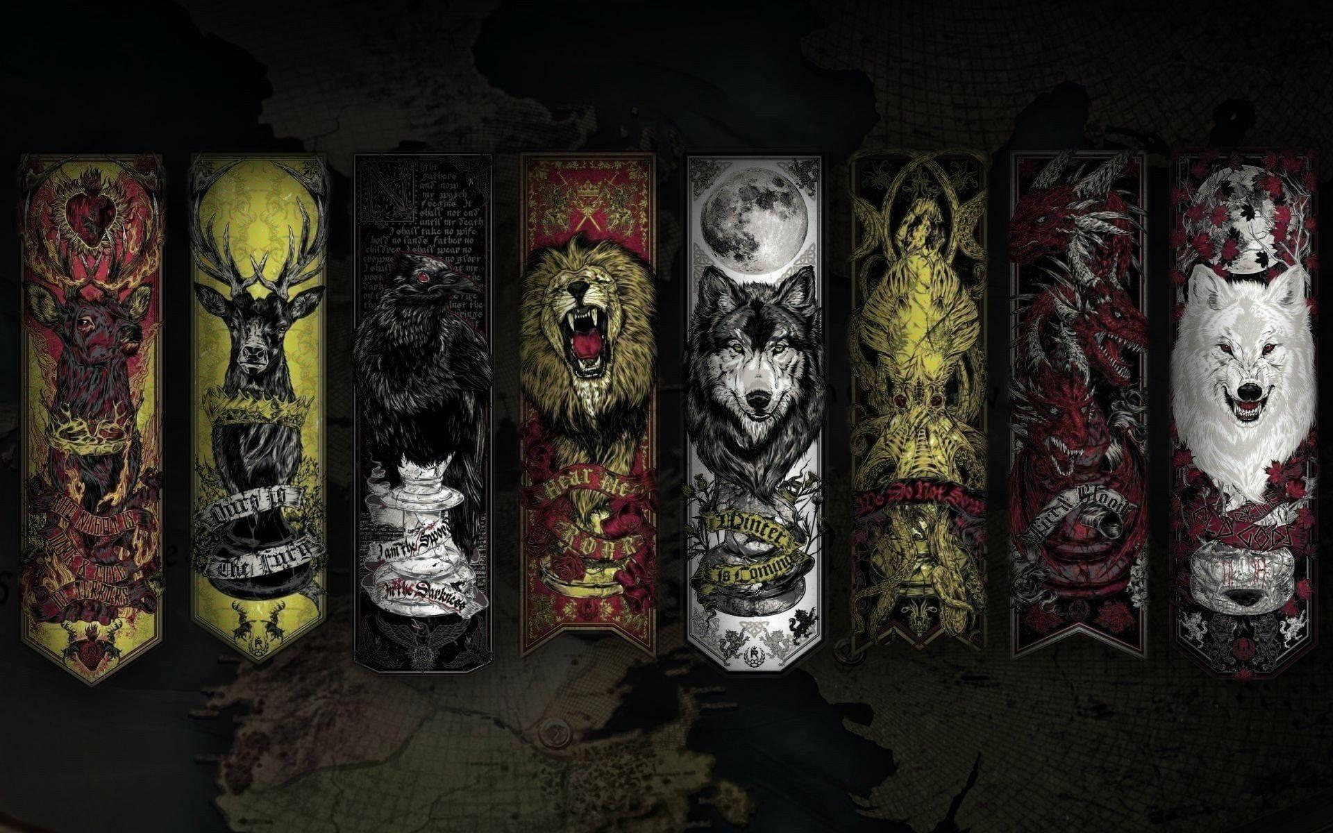 House Banner of the Seven Kingdoms of Westeros — 1920x1200 wallpaper
