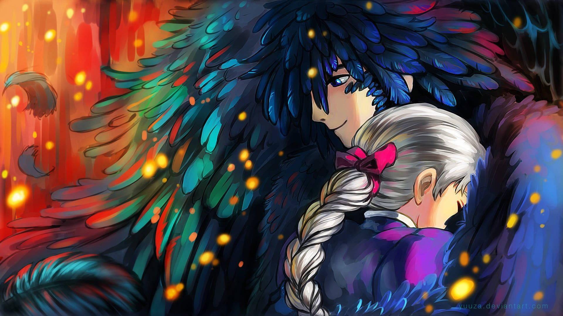 Howl & Sophie from Studio Ghibli's "Howl's Moving Castle" — 1920x1080 wallpaper