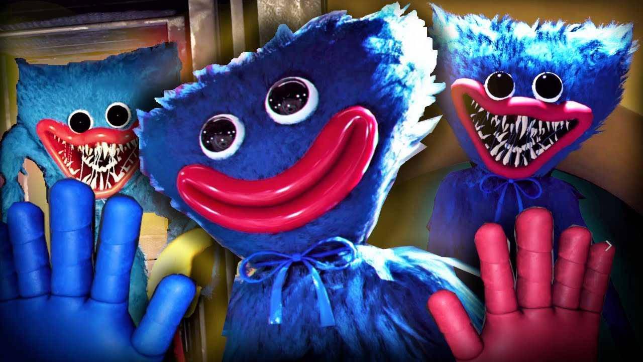 Huggy Wuggy Creepiness Collage — 1280x720 wallpaper