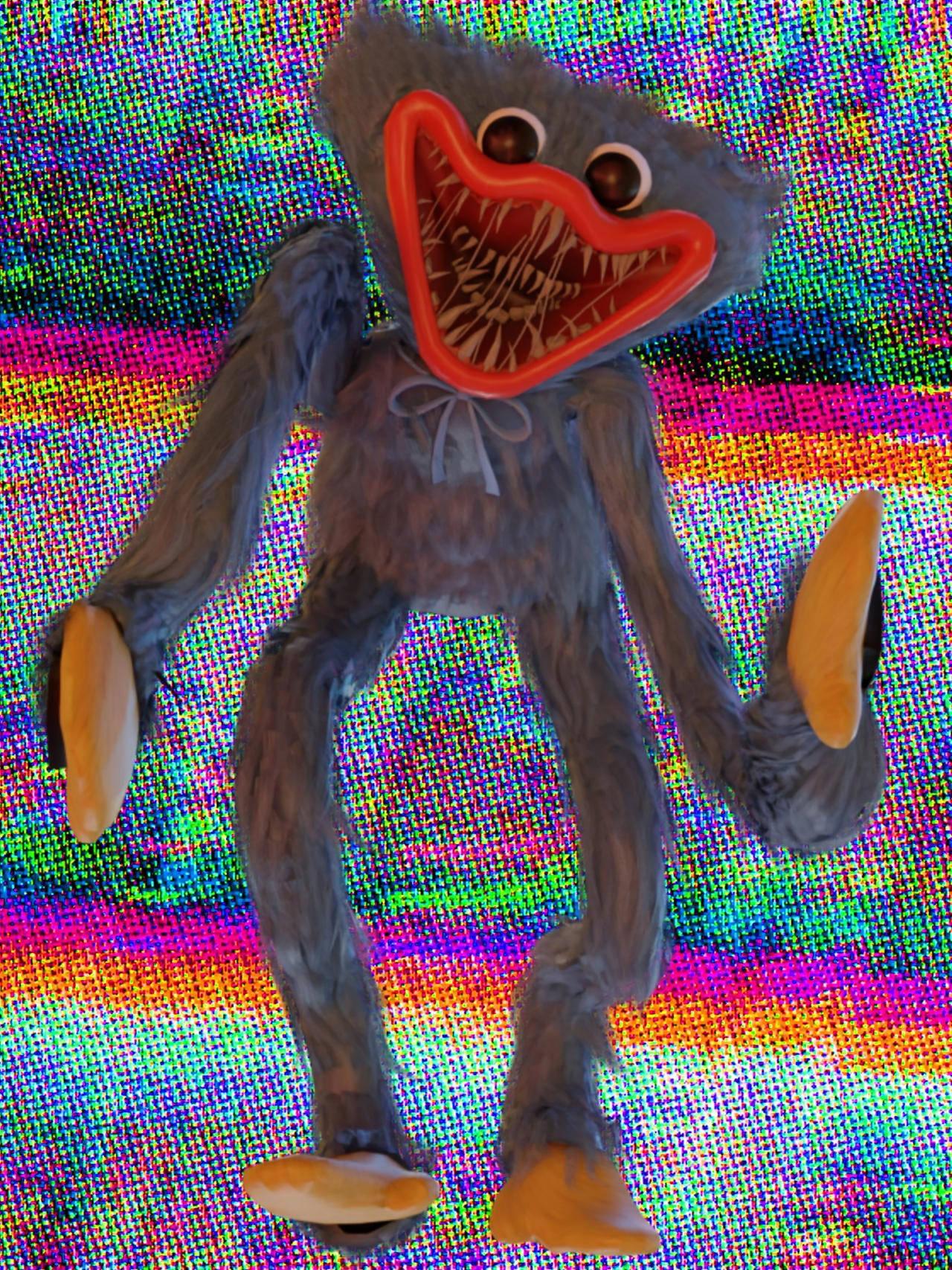 Huggy Wuggy Glitch Background — 1280x1707 wallpaper