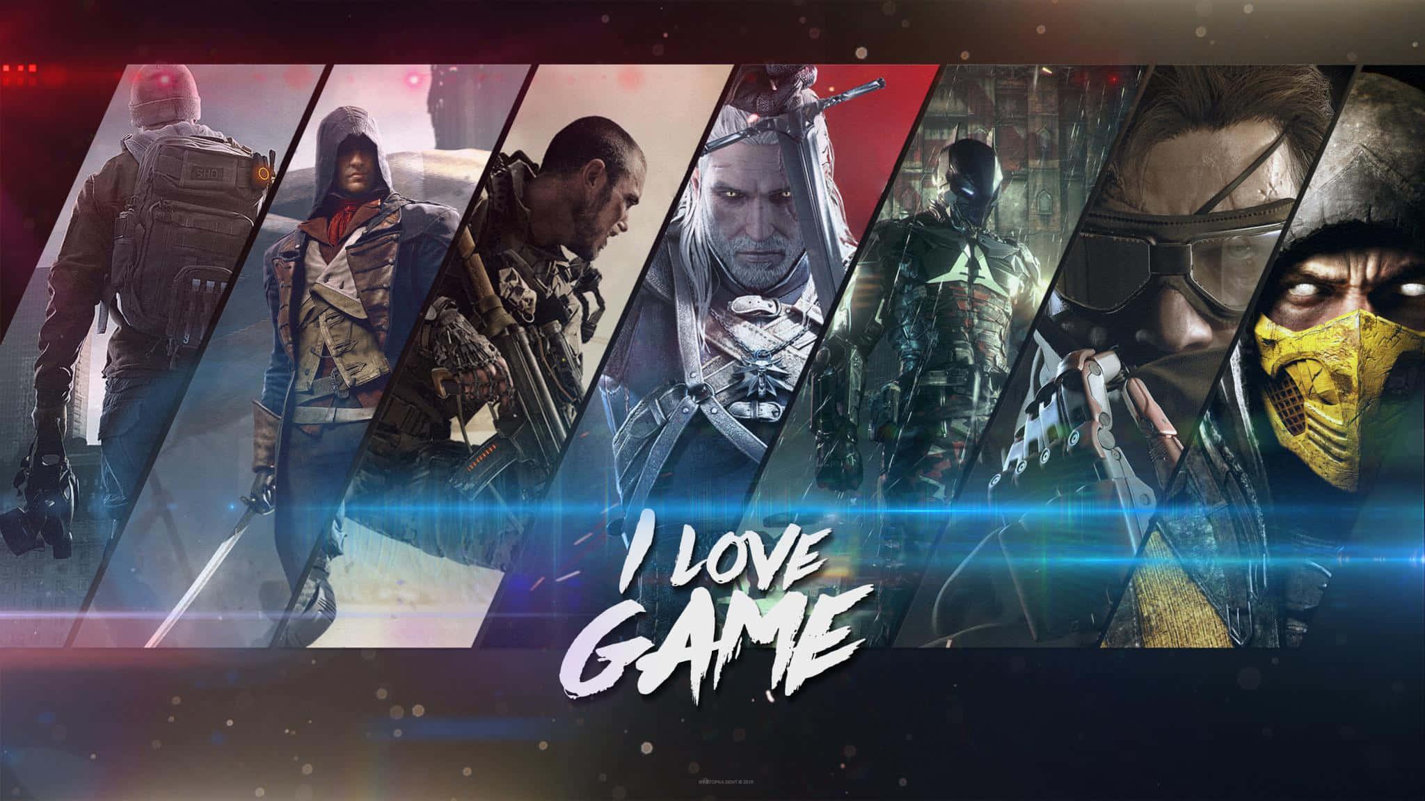 i love game wallpaper — 2048x1152 wallpaper