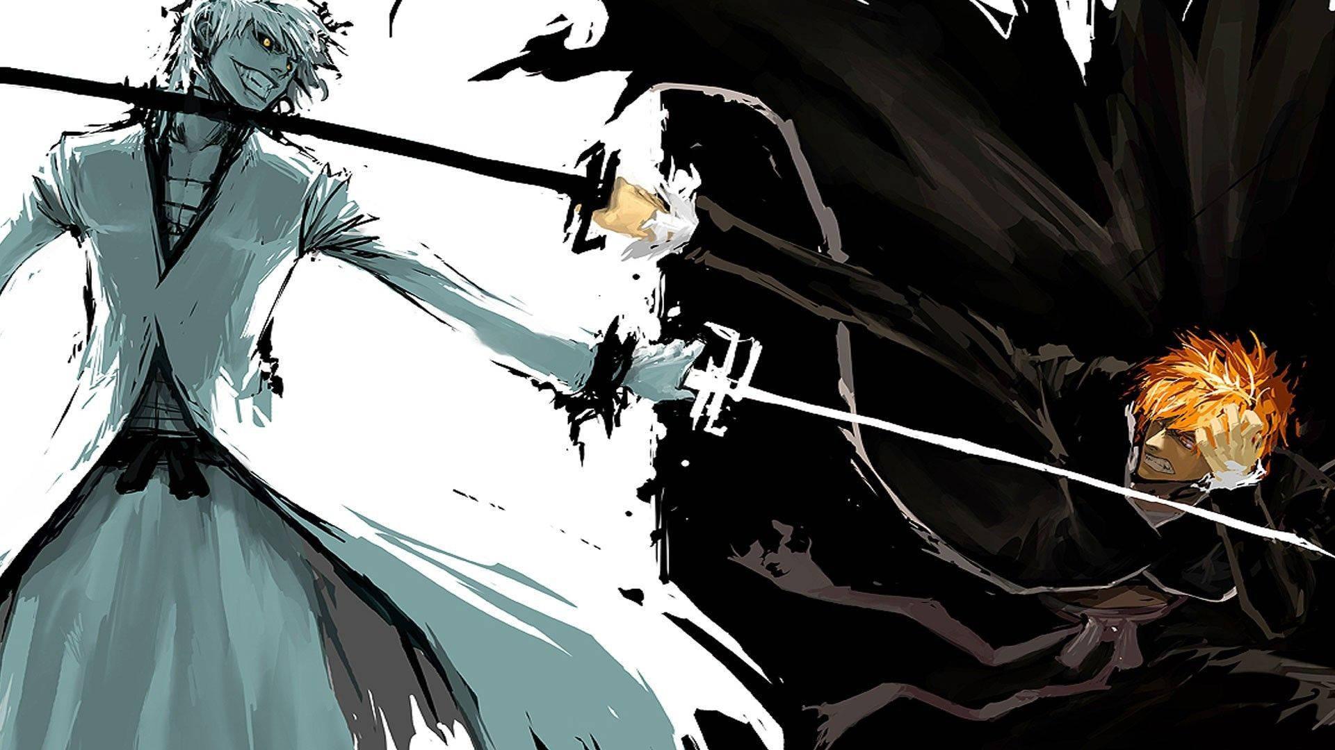 Ichigo Kurosaki Wielding Zangetsu in Bleach — 1920x1080 wallpaper