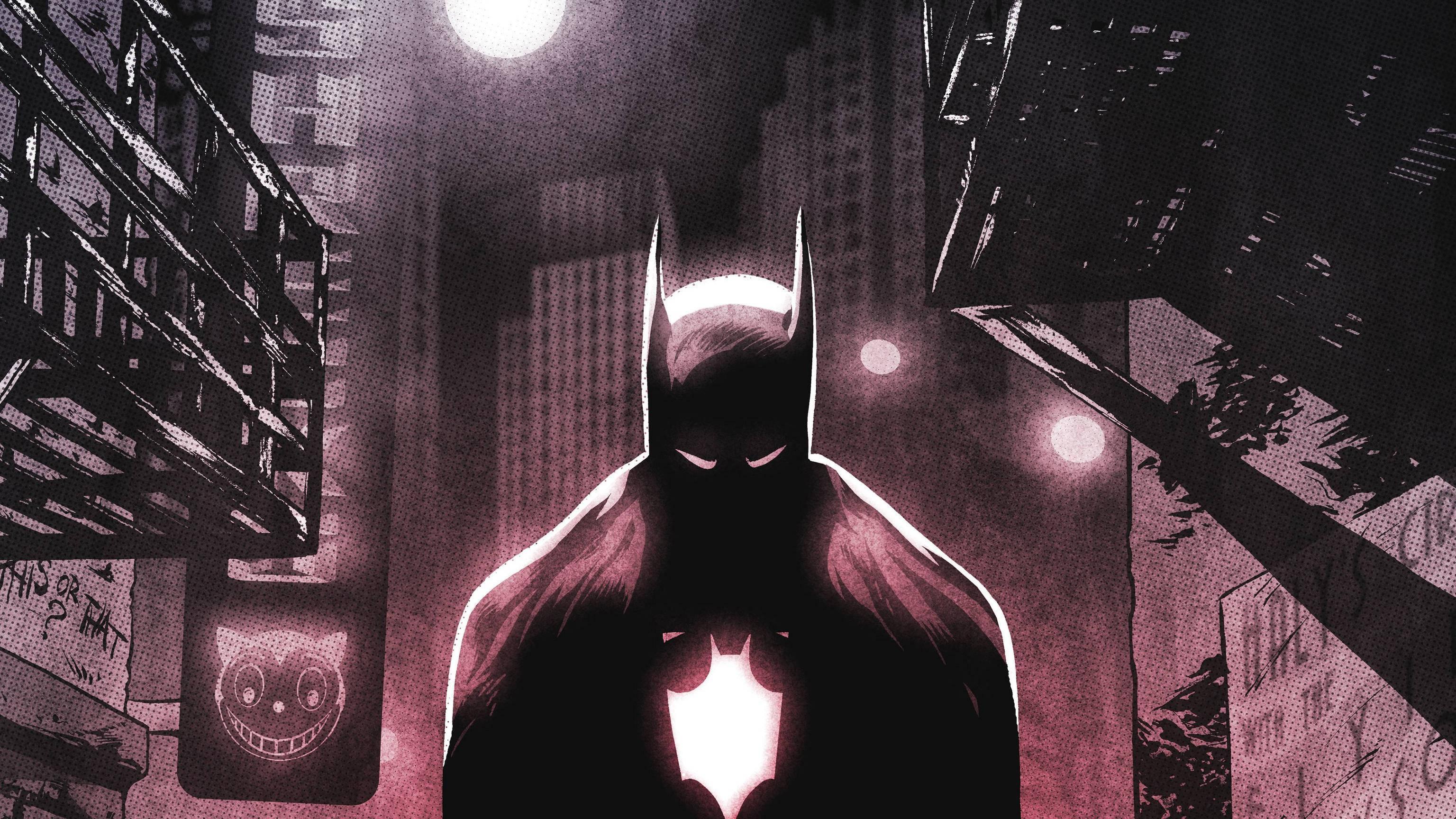 Iconic Batman Digital Art 4K — 3072x1728 wallpaper