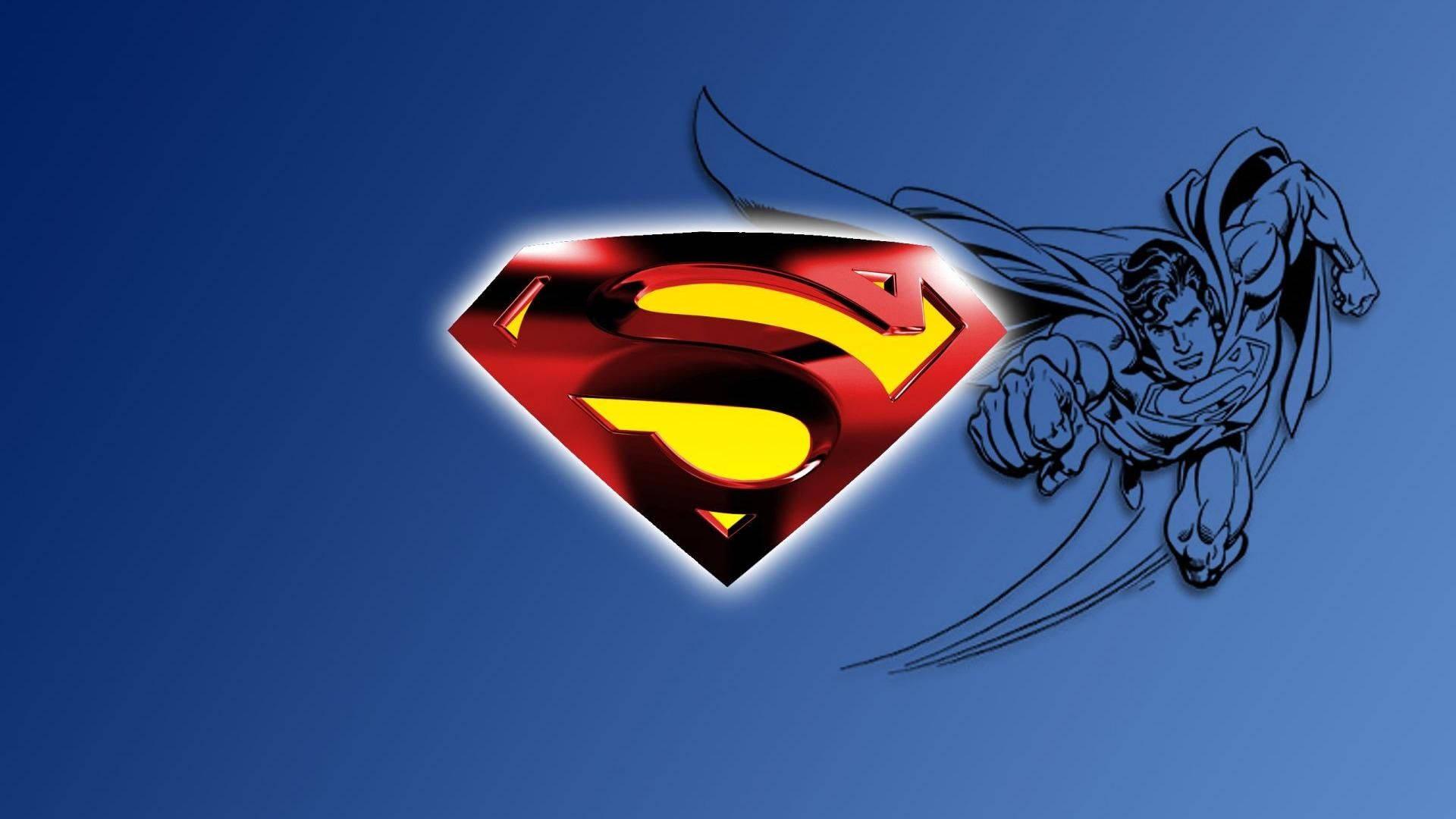 Iconic Superman Logo — 1920x1080 wallpaper