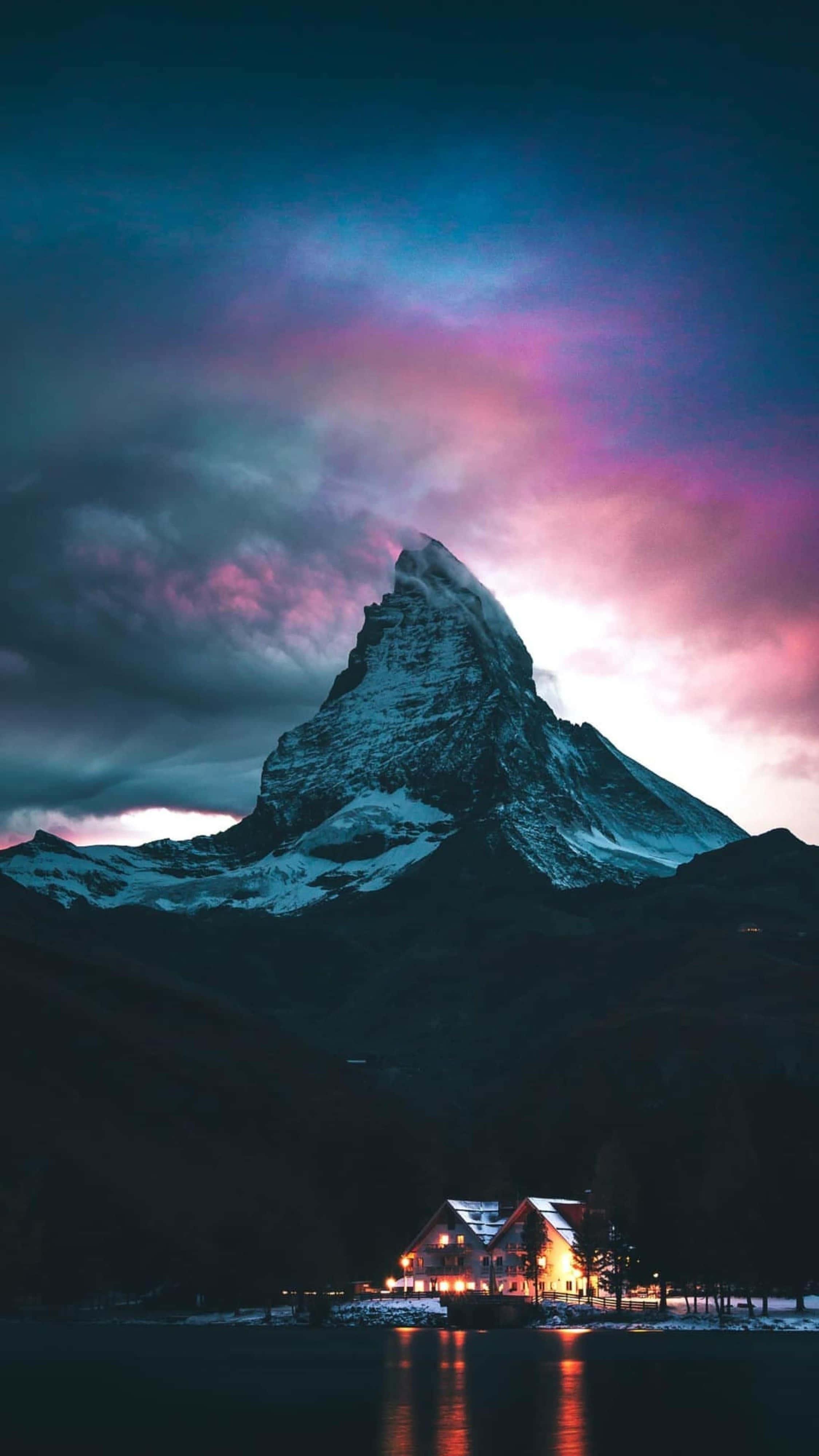 Icy Mountain Nature 4K iPhone — 2250x4000 wallpaper