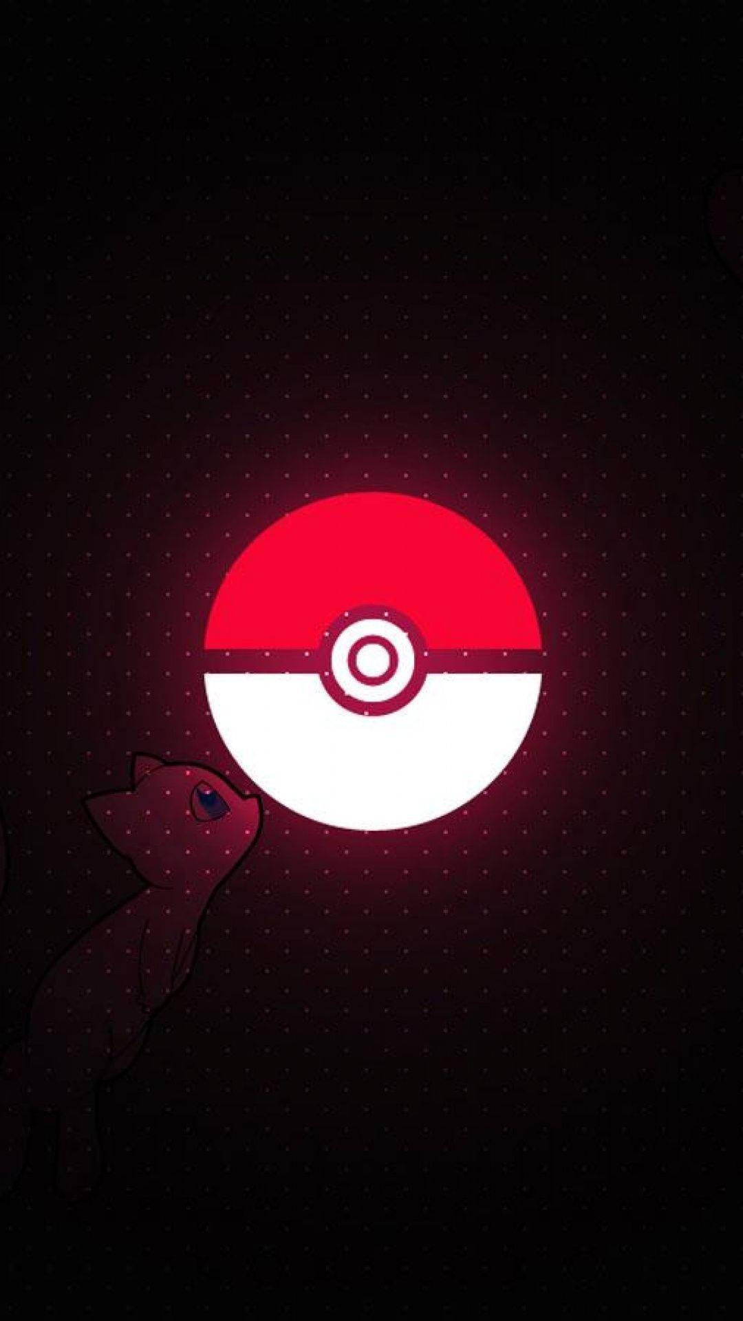 Illuminated Poke Ball Pokemon Iphone — 1080x1920 wallpaper