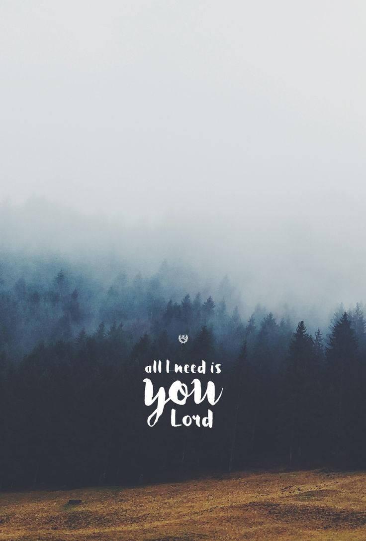 Illustration Of Aesthetic Christian Phrase — 736x1087 wallpaper